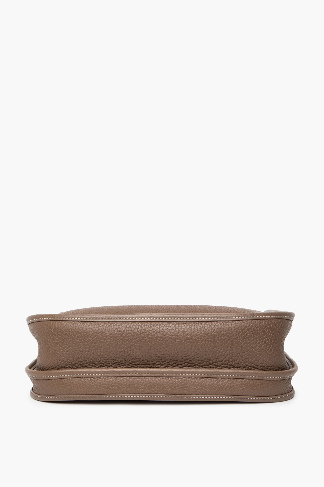 Hermes Etaupe Clemence Leather Evelyne 29 PM