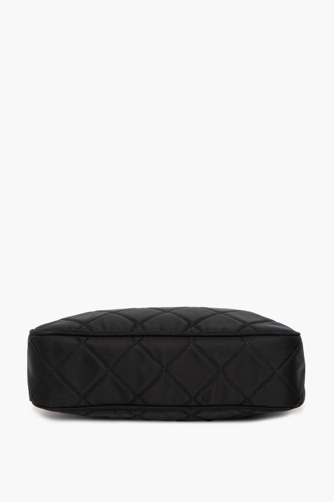 Prada Quilted Black Tetusso Nylon Shoulder Bag