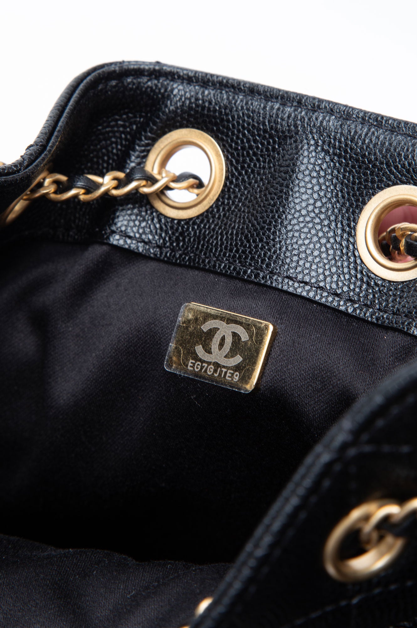 Chanel Black Quilted Caviar Mini 25 Bag