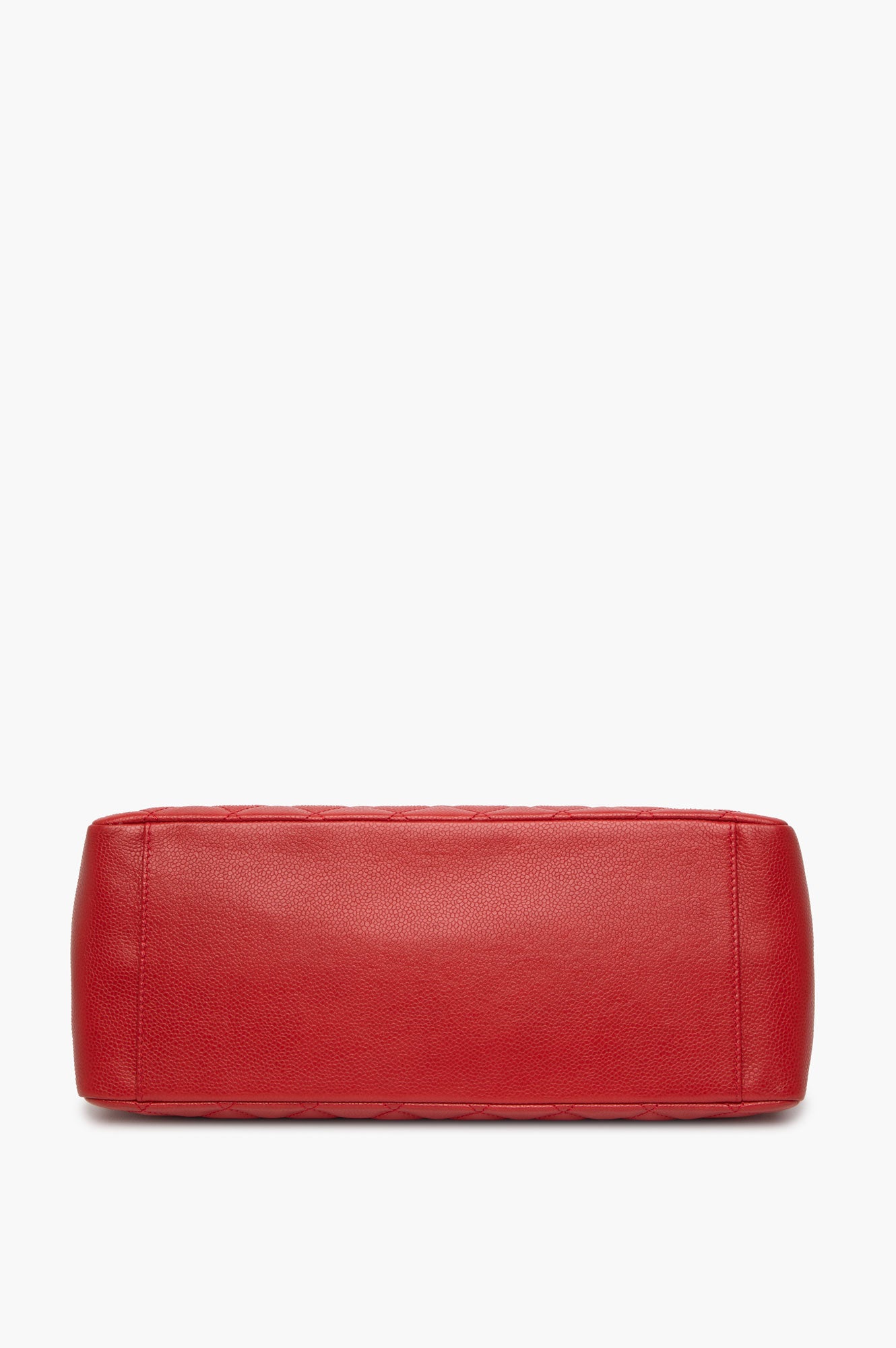 Chanel Red Caviar Grand Shopping Tote