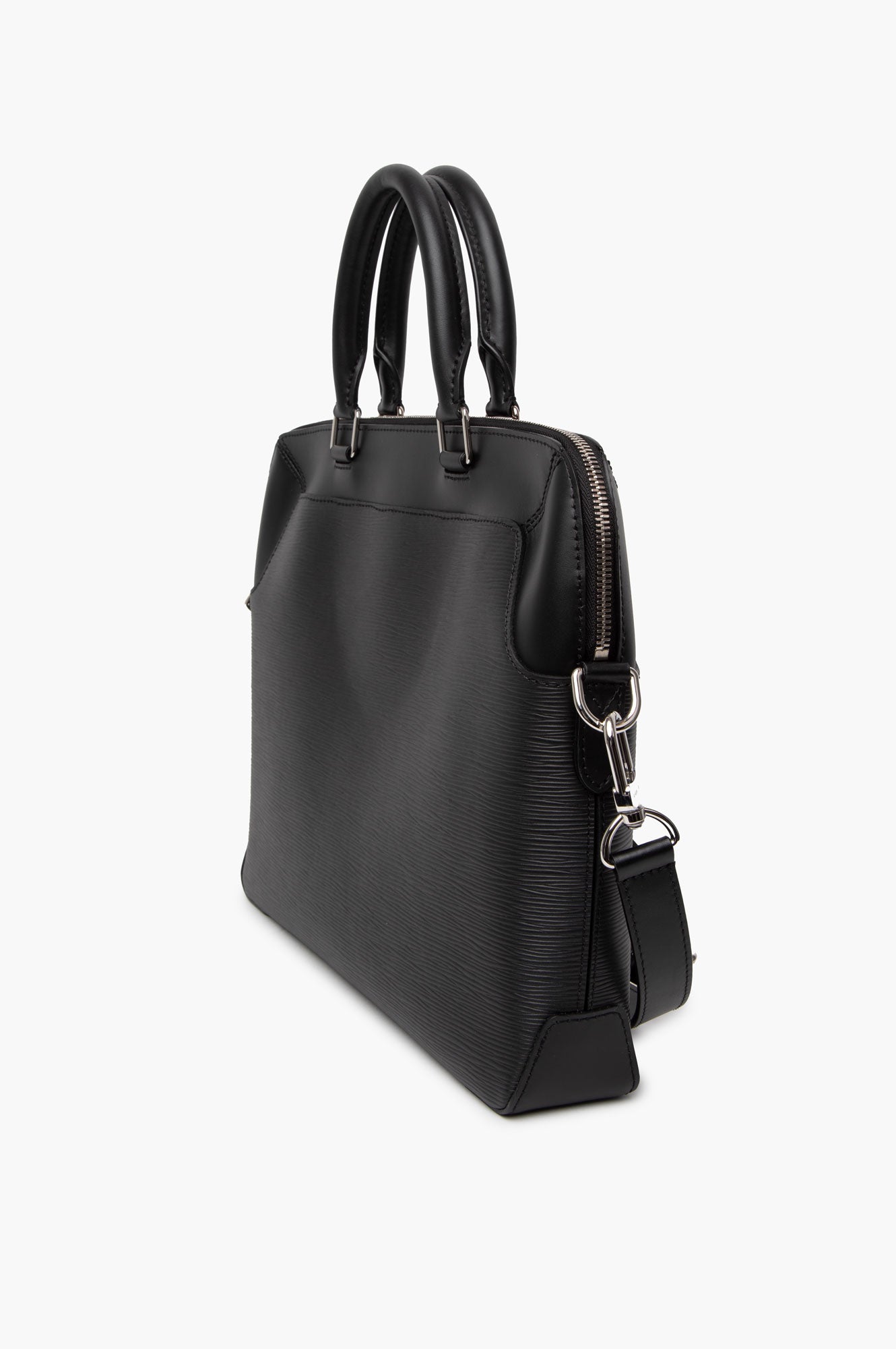 Louis Vuitton Black Epi Leather Oliver Briefcase