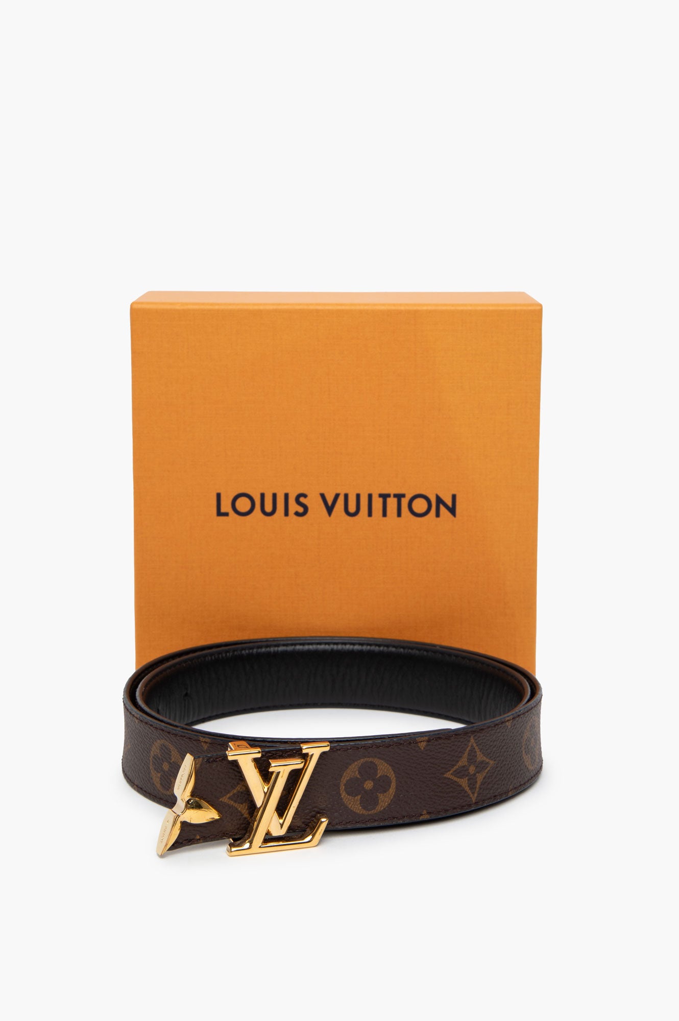 Louis Vuitton Pretty LV 30mm Reversible Belt 85cm