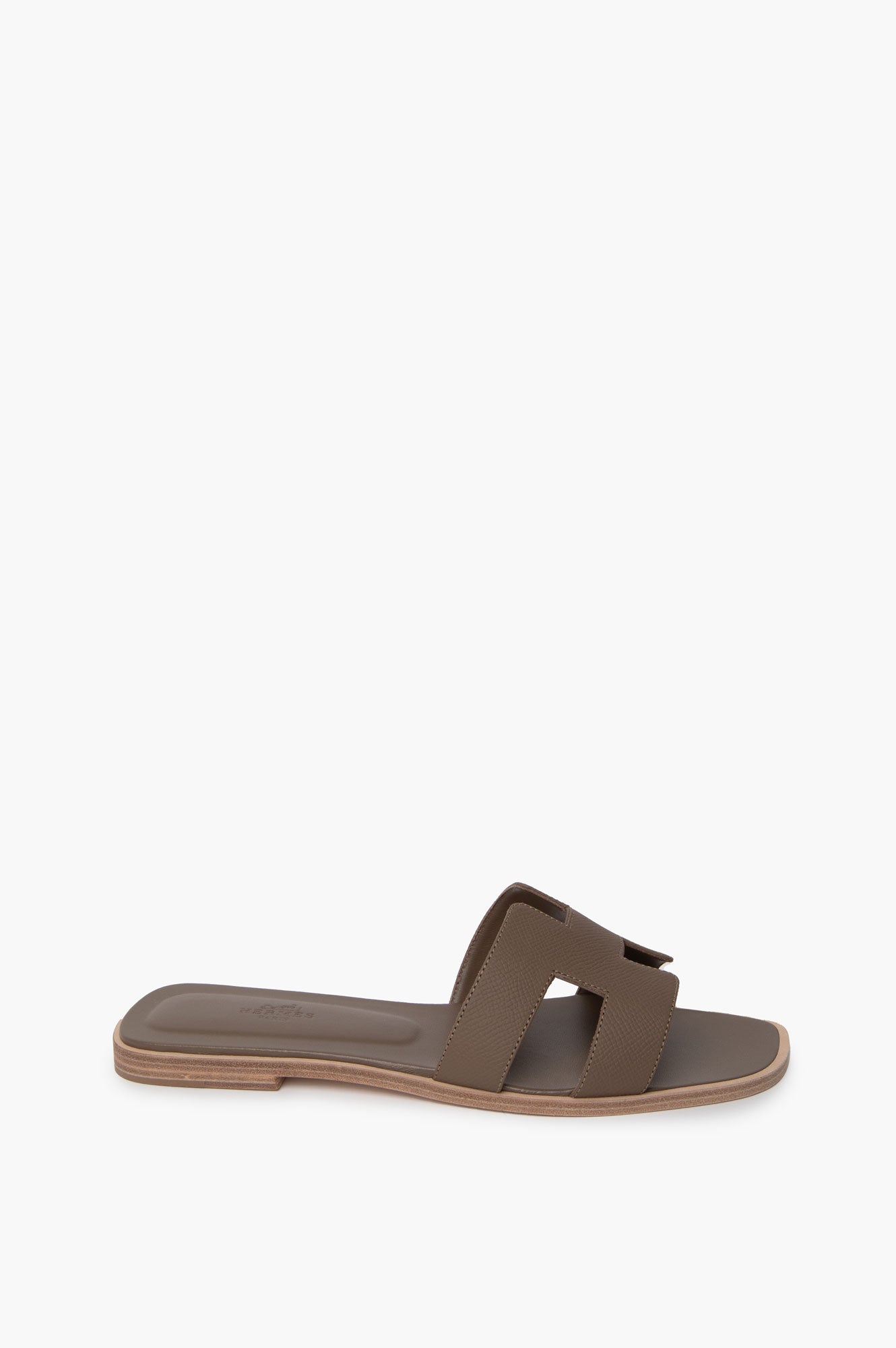 Hermes Brown Oran Sandals Size 40