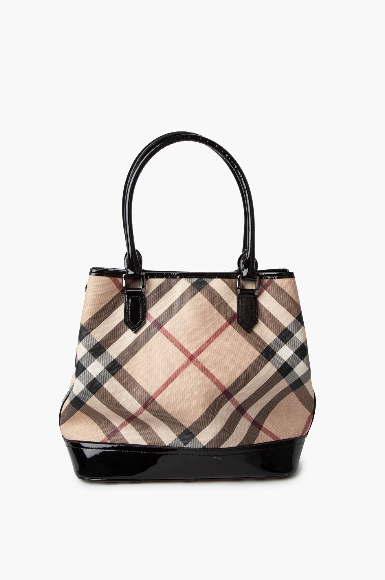 Burberry Supernova Check Coated Canvas Shoulder Bag
