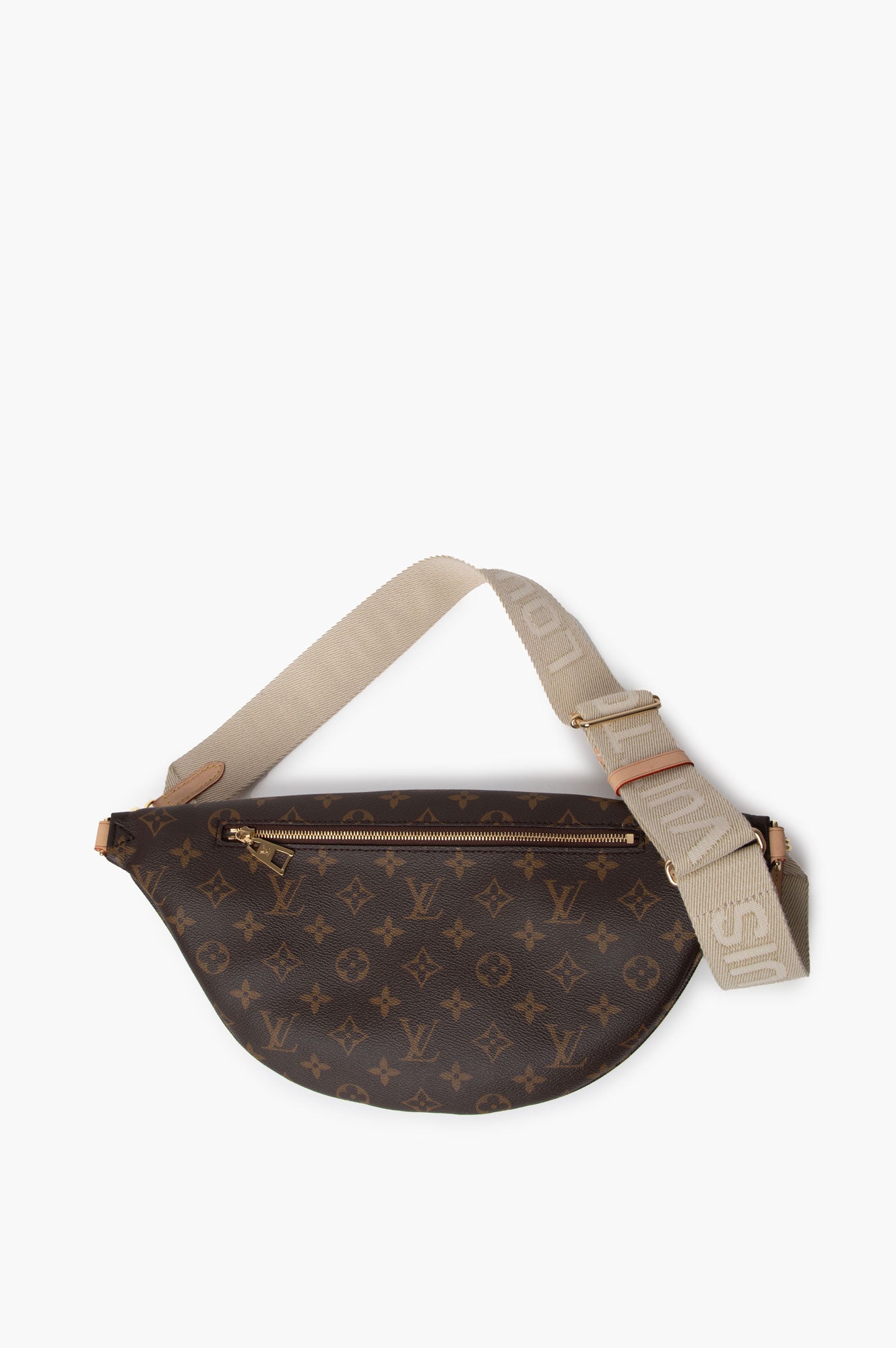 Louis Vuitton High Rise Brown Canvas Monogram Bumbag