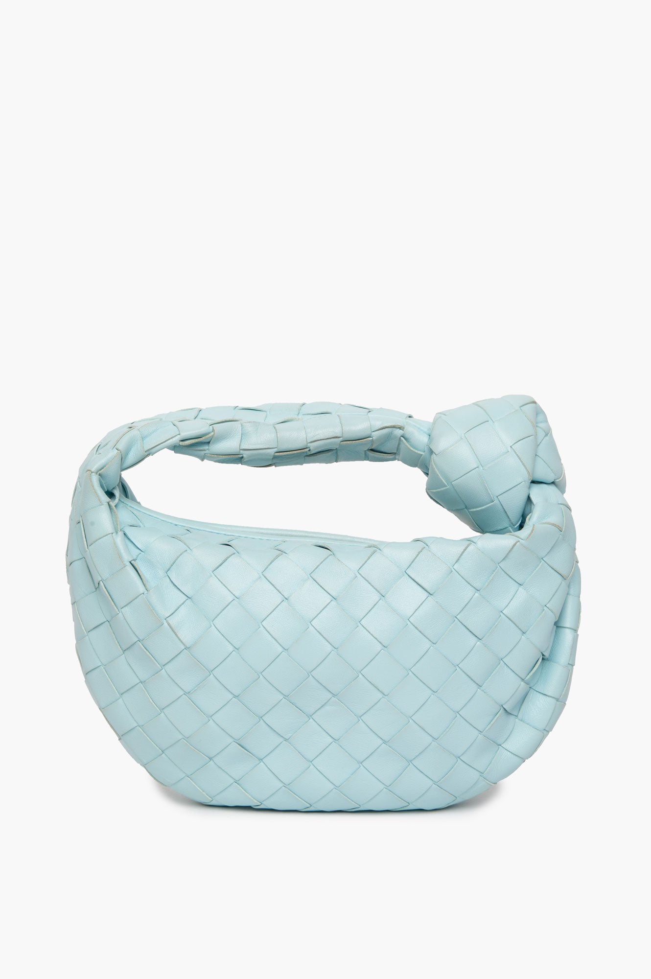 Bottega Veneta Light Blue Nappa Intrecciato Mini Jodie