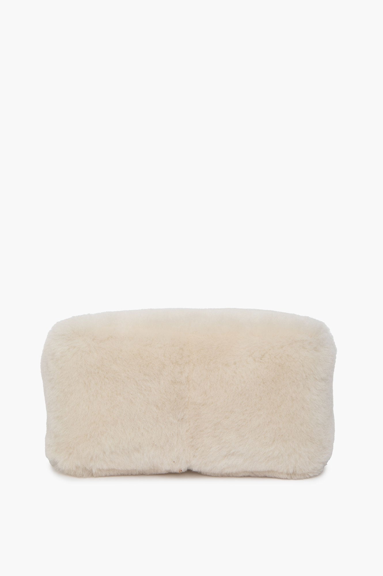 Givenchy White Shearling Mini G-Lock Hobo Bag