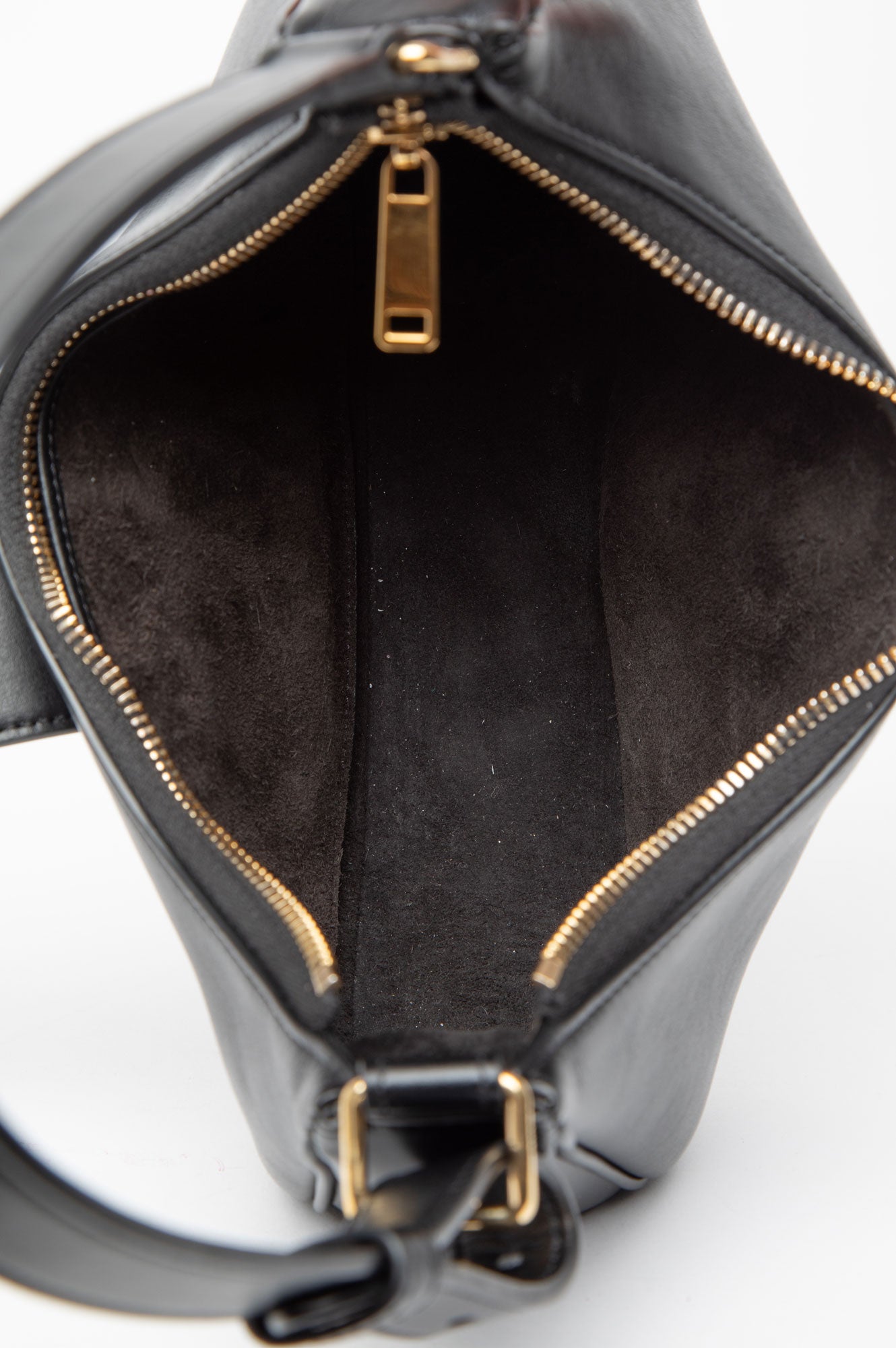 Celine Black Medium Triomph Ava Shoulder Bag