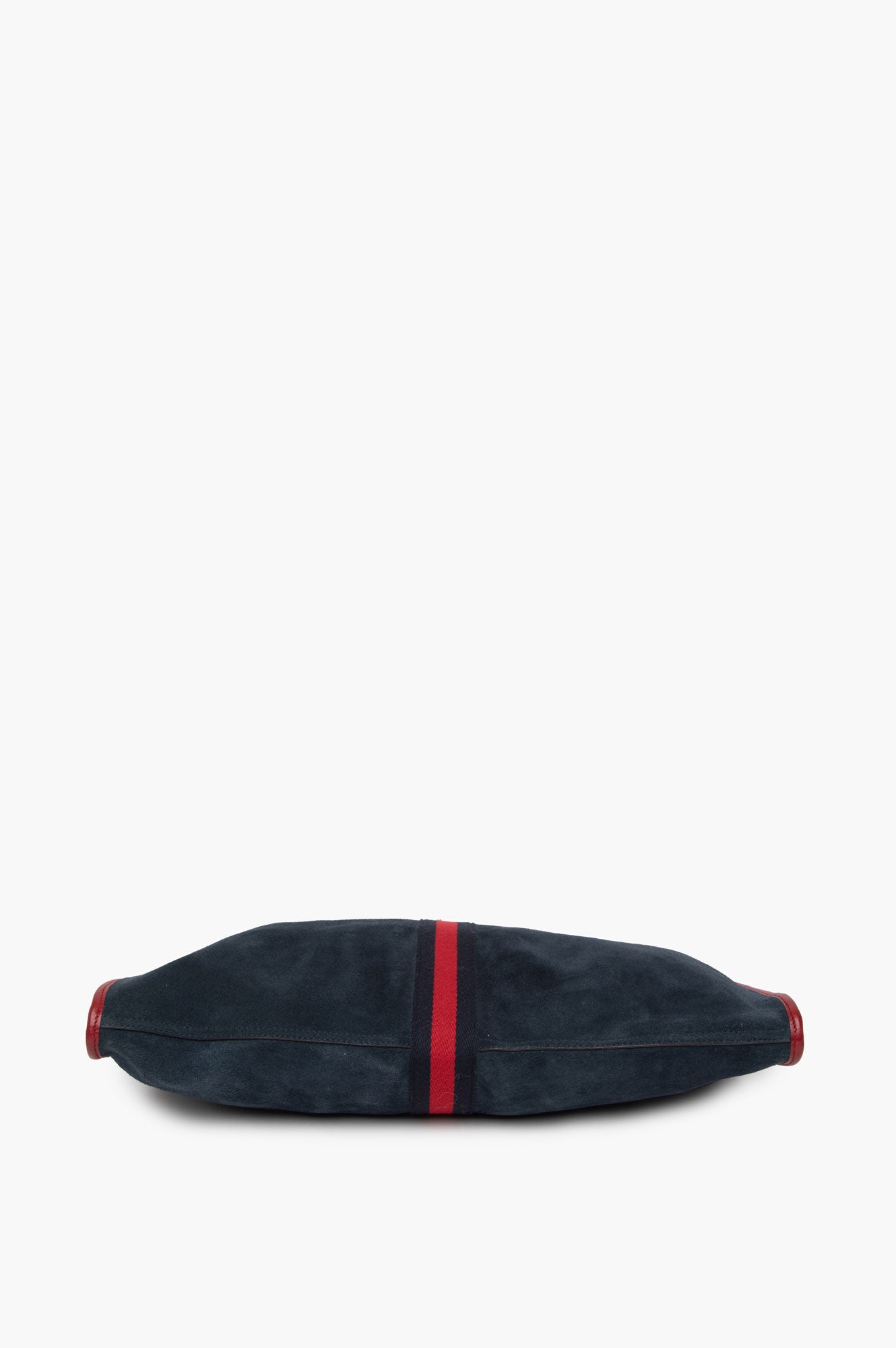 Gucci Navy Rajah Large Suede Shopper Bag