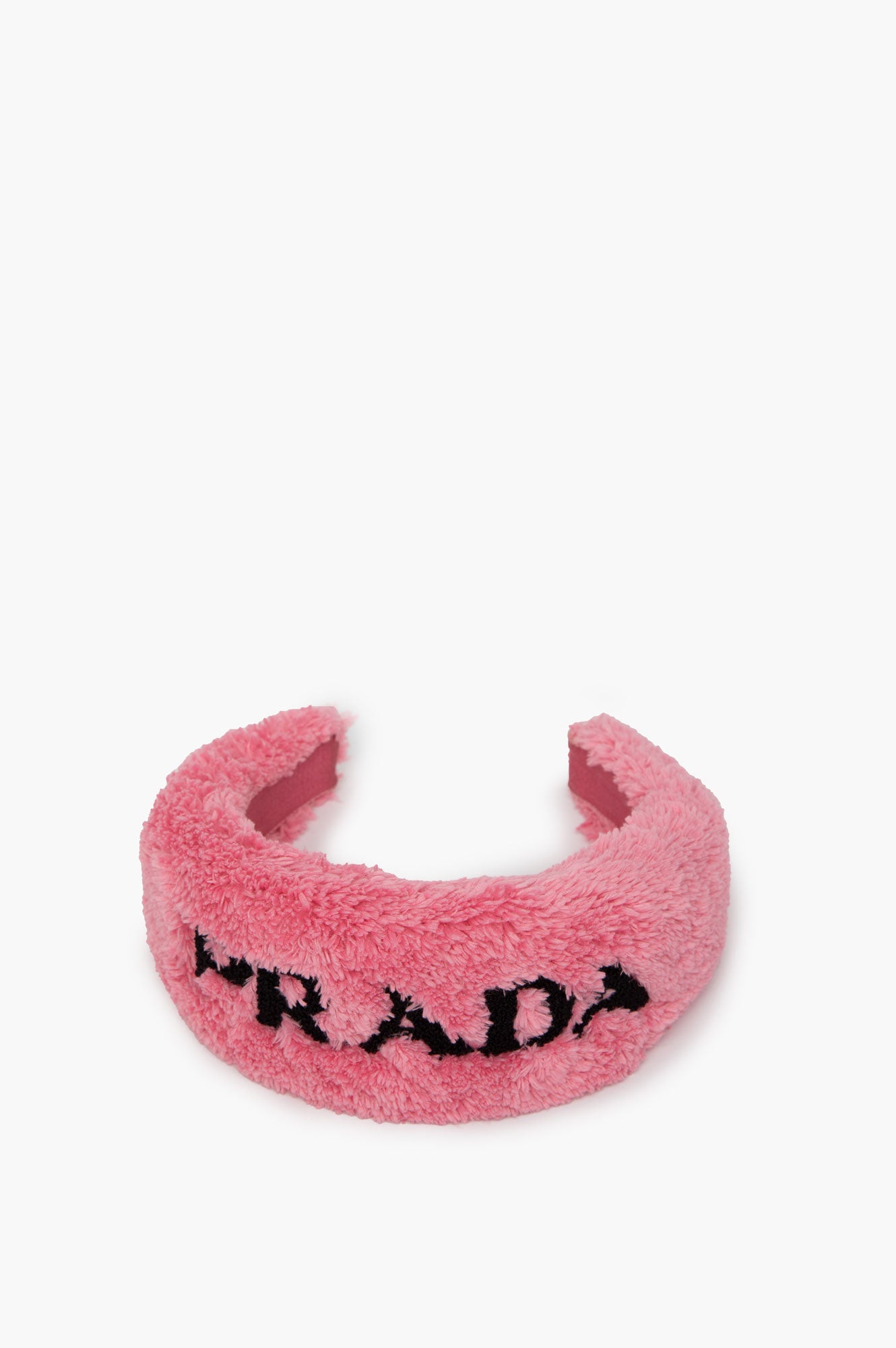 Prada Pink Terry Cloth Headband