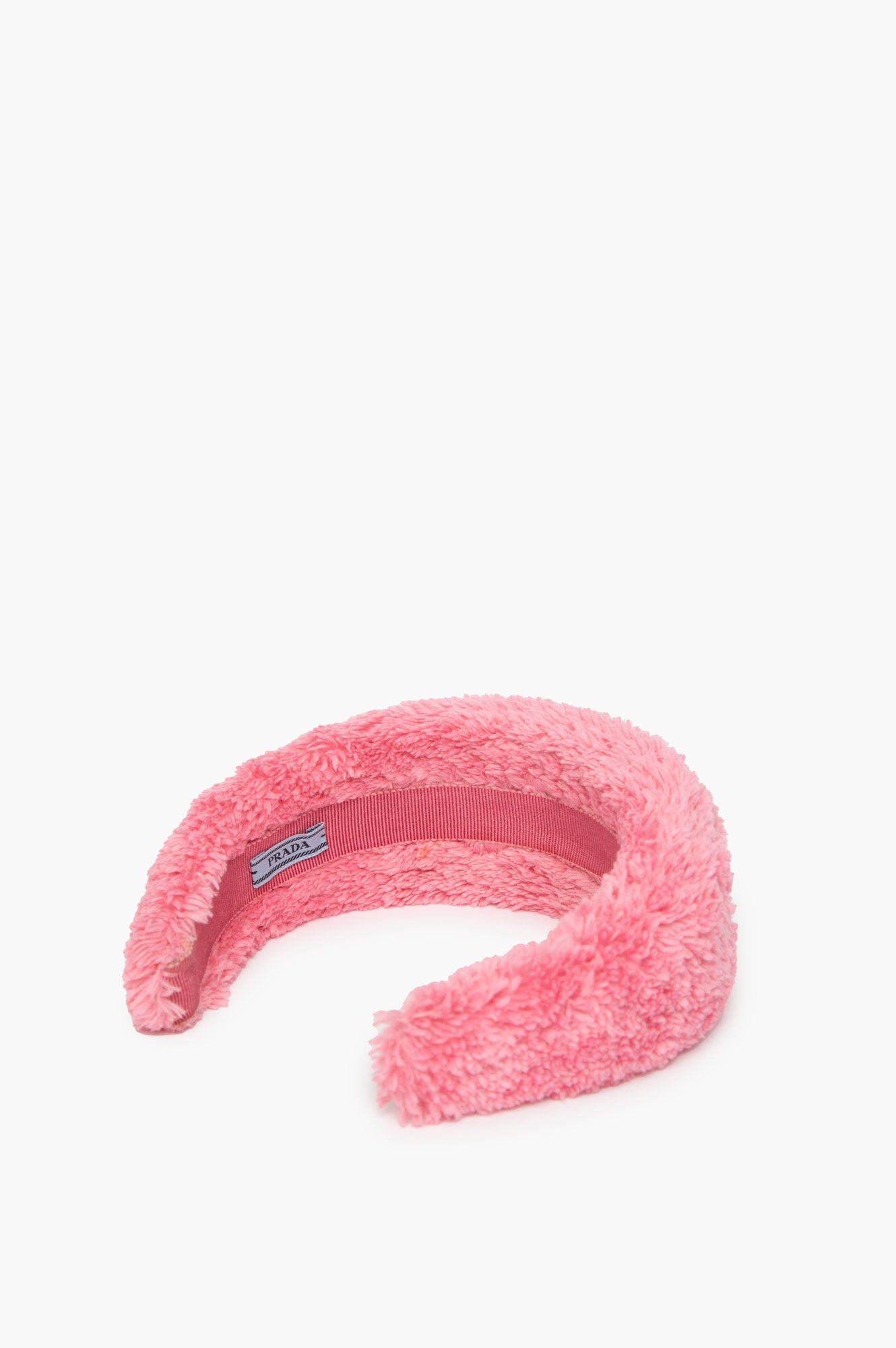 Prada Pink Terry Cloth Headband