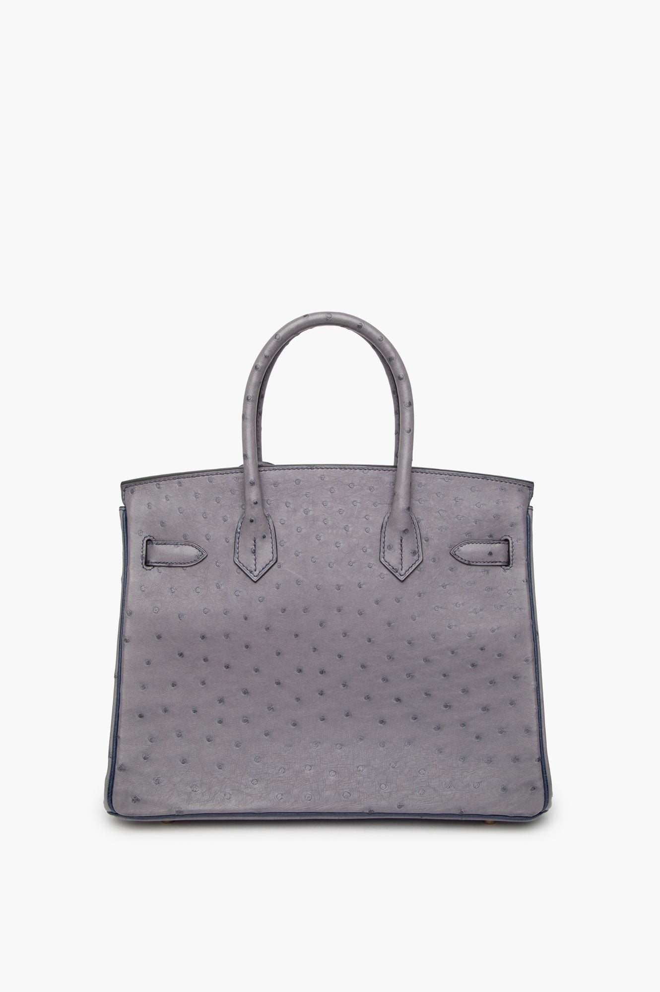 Hermes 2019 Birkin 30 Gris Agate Ostrich Bag