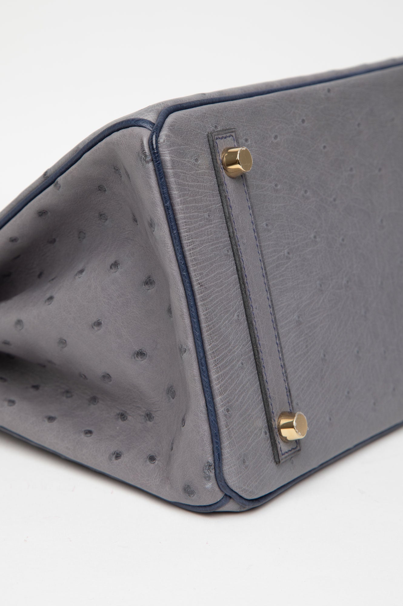 Hermes 2019 Birkin 30 Gris Agate Ostrich Bag