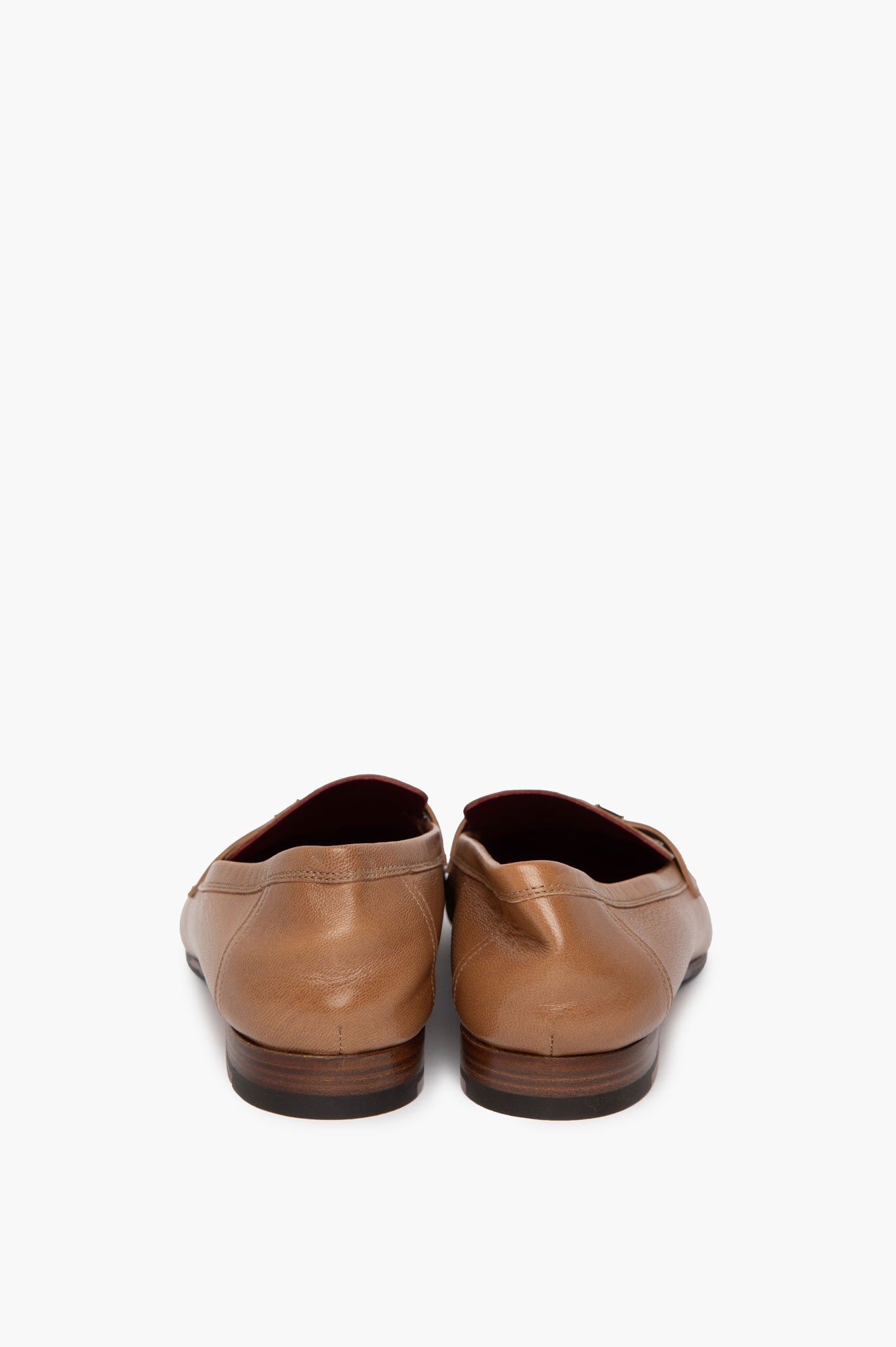 Hermes Brown Havane Chevre Paris Loafers Size 37