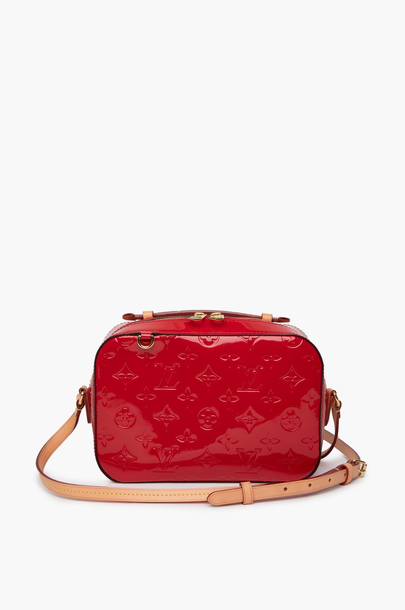 Louis Vuitton Red Santa Monica Crossbody Bag