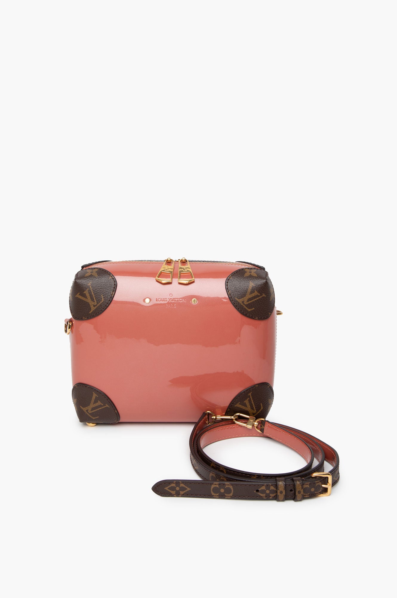 Louis Vuitton Pink Miroir Vernice Bag
