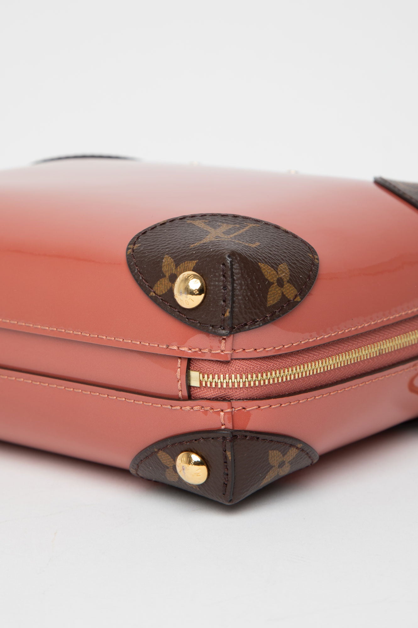 Louis Vuitton Pink Miroir Vernice Bag