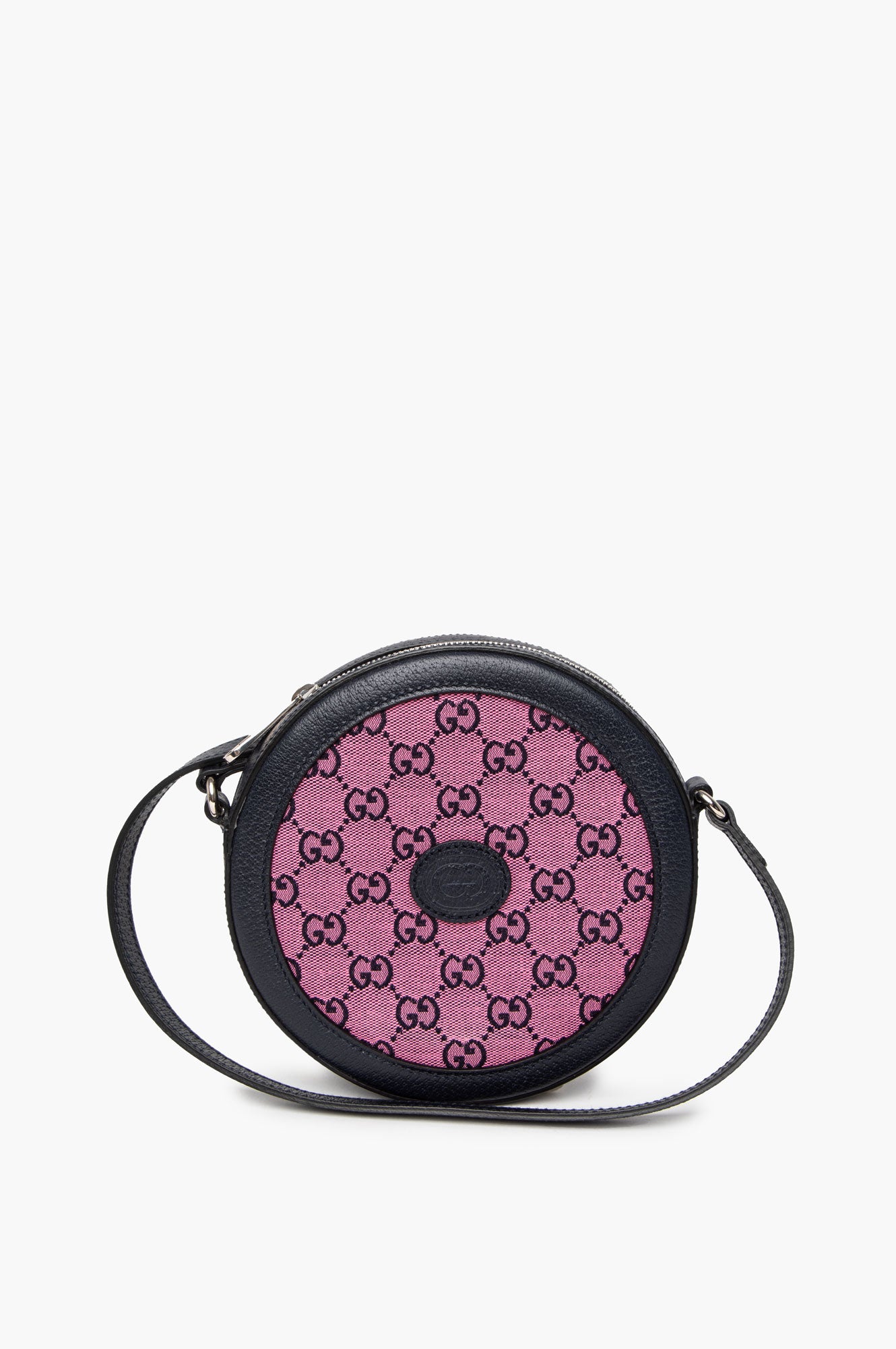 Gucci Pink Round Crossbody Bag