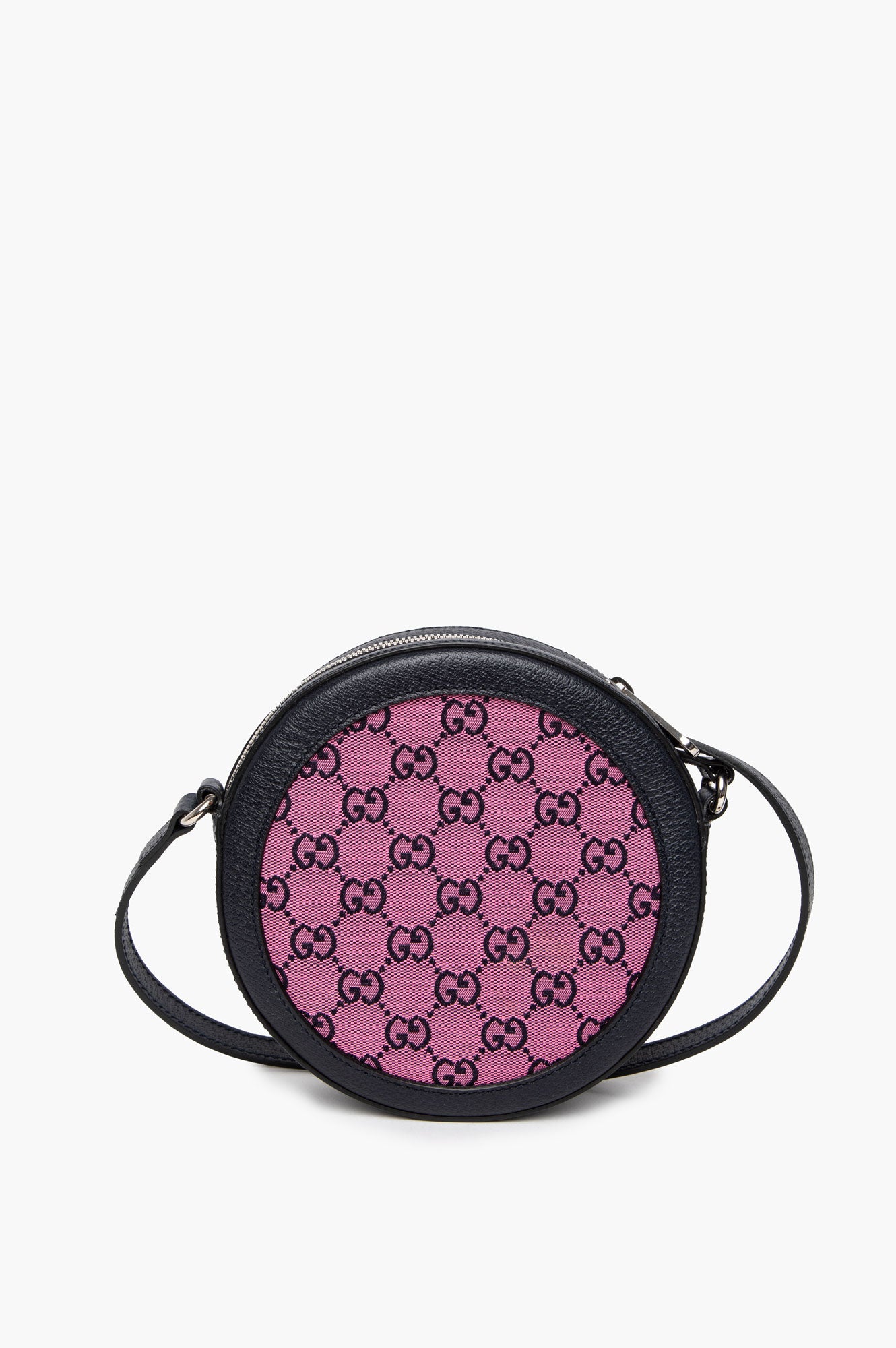 Gucci Pink Round Crossbody Bag