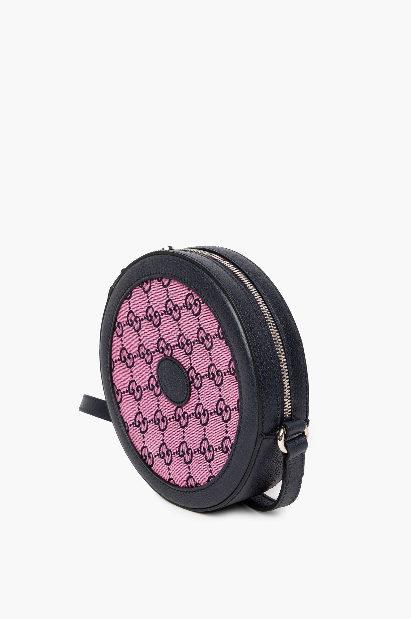 Gucci Pink Round Crossbody Bag