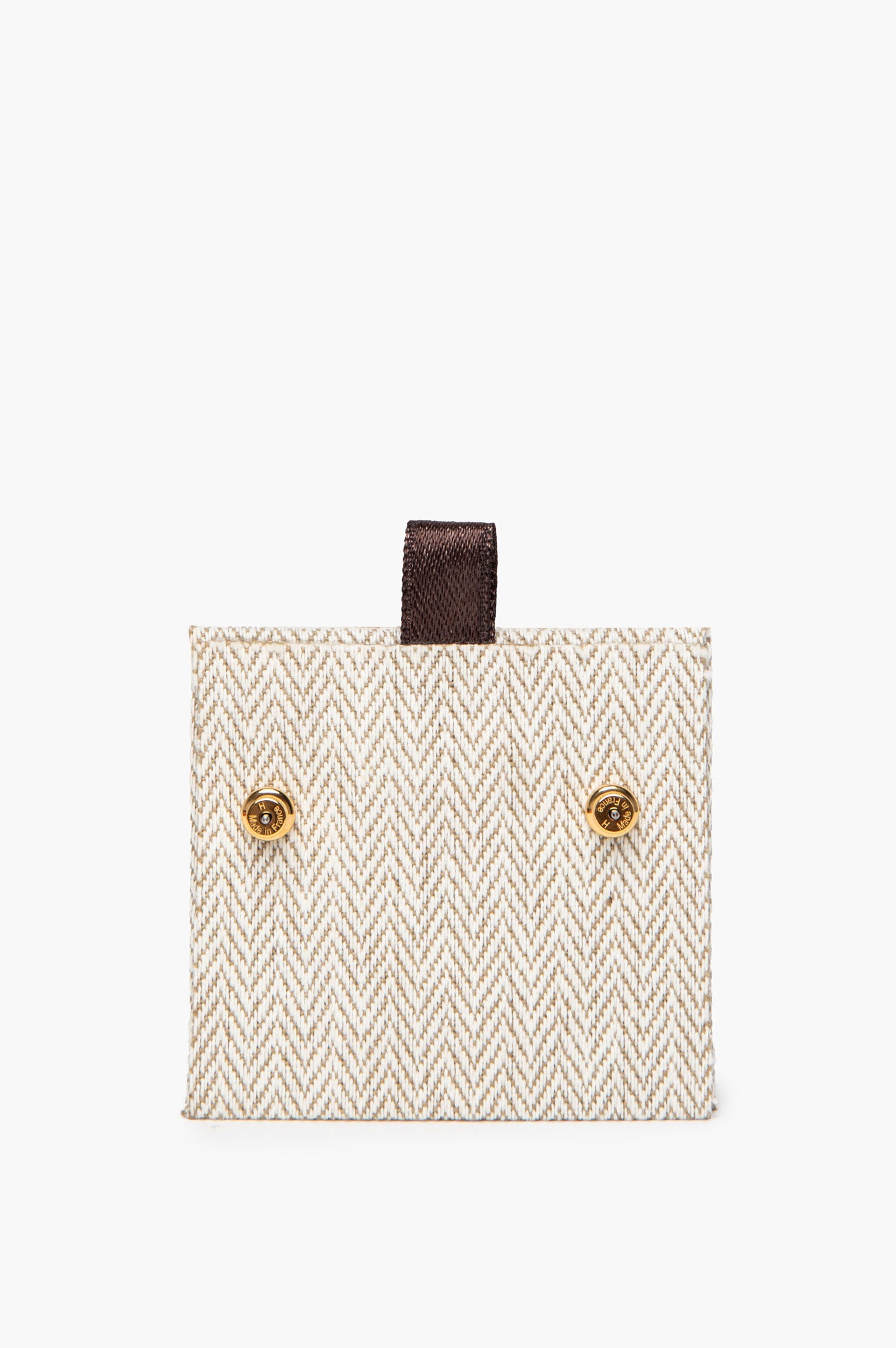 Hermes Pink Gold Mini Pop H Earrings