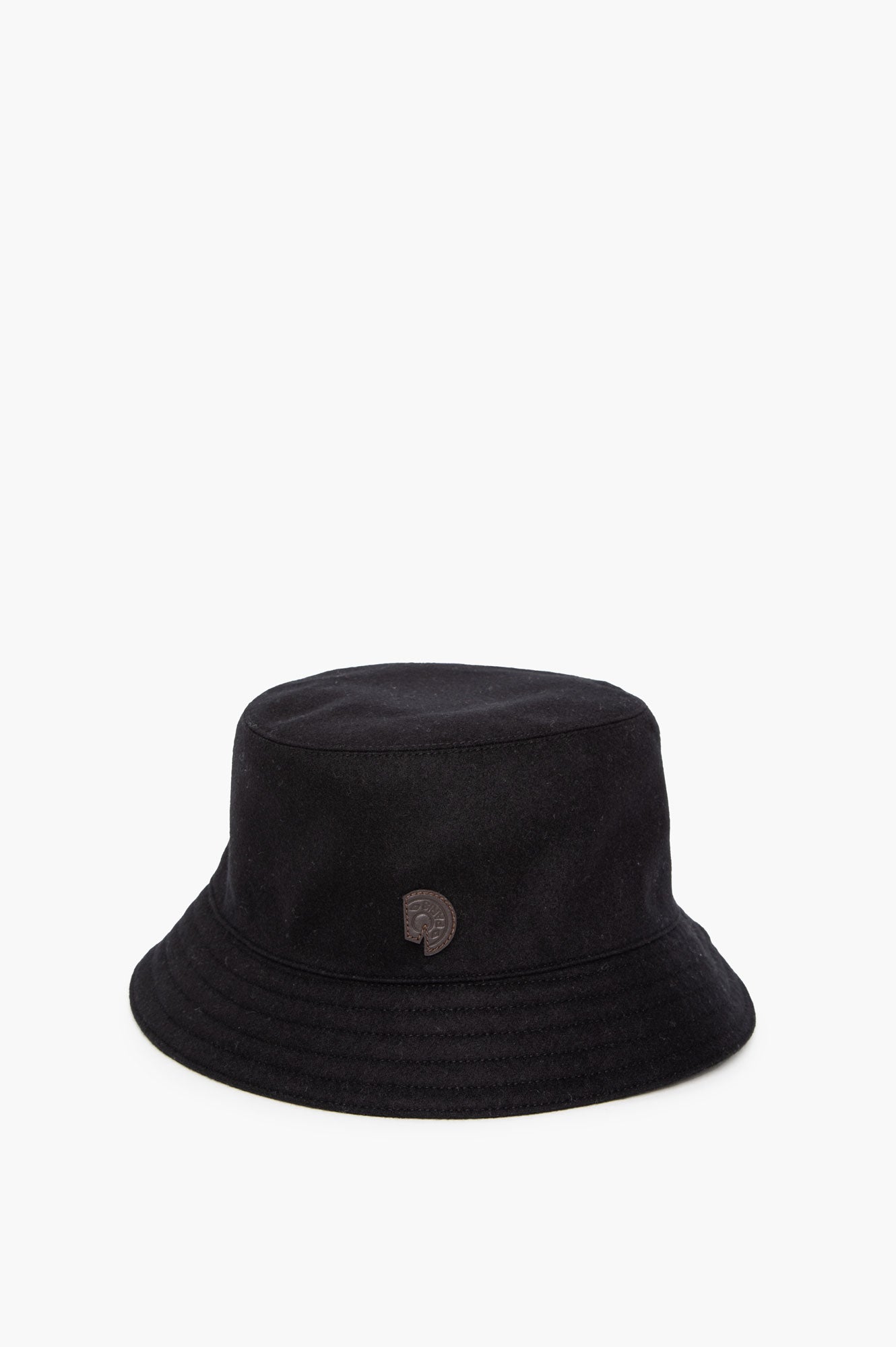 Hermes Black Cashmere Bucklet Hat Size 58
