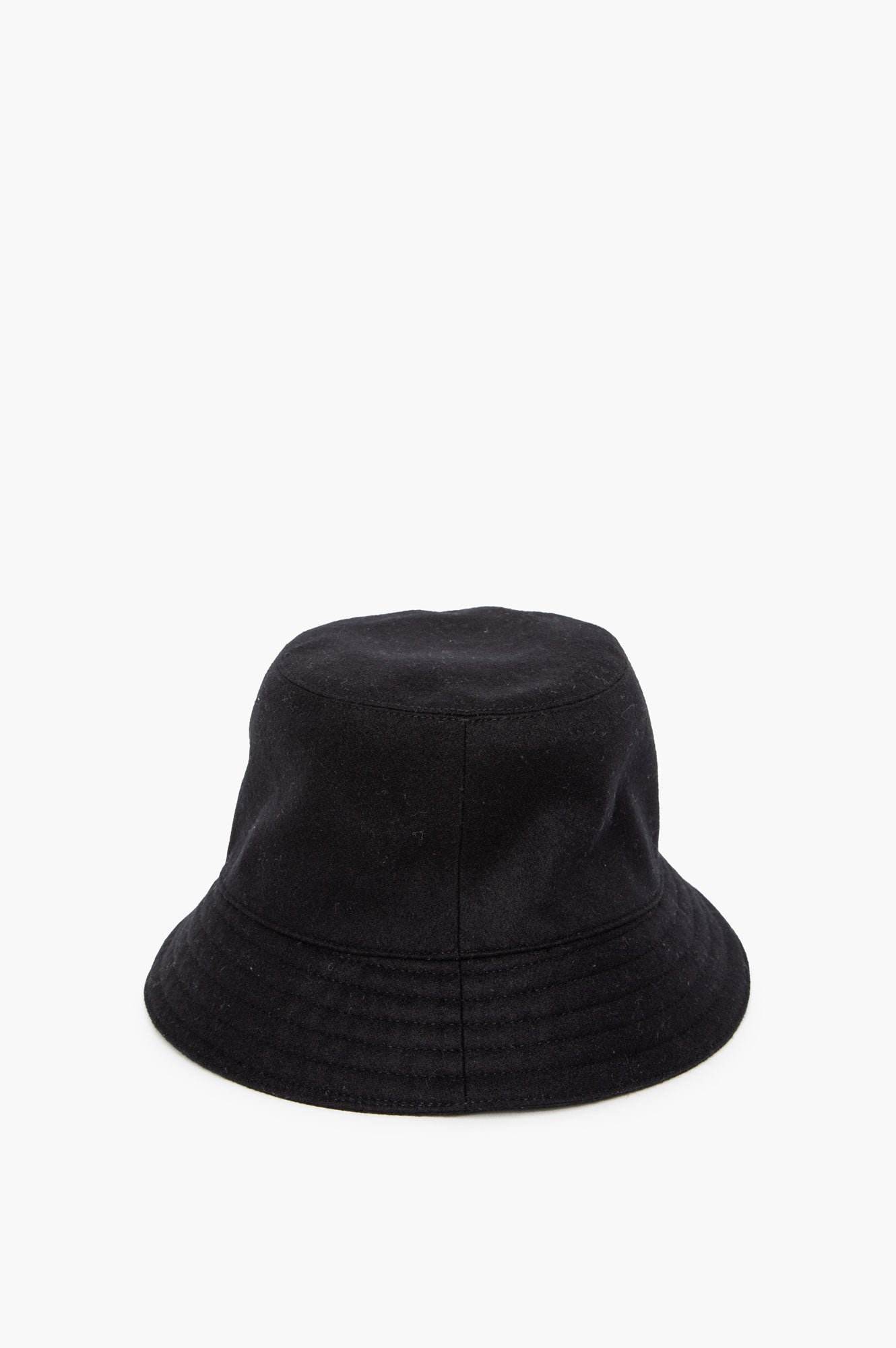 Hermes Black Cashmere Bucklet Hat Size 58