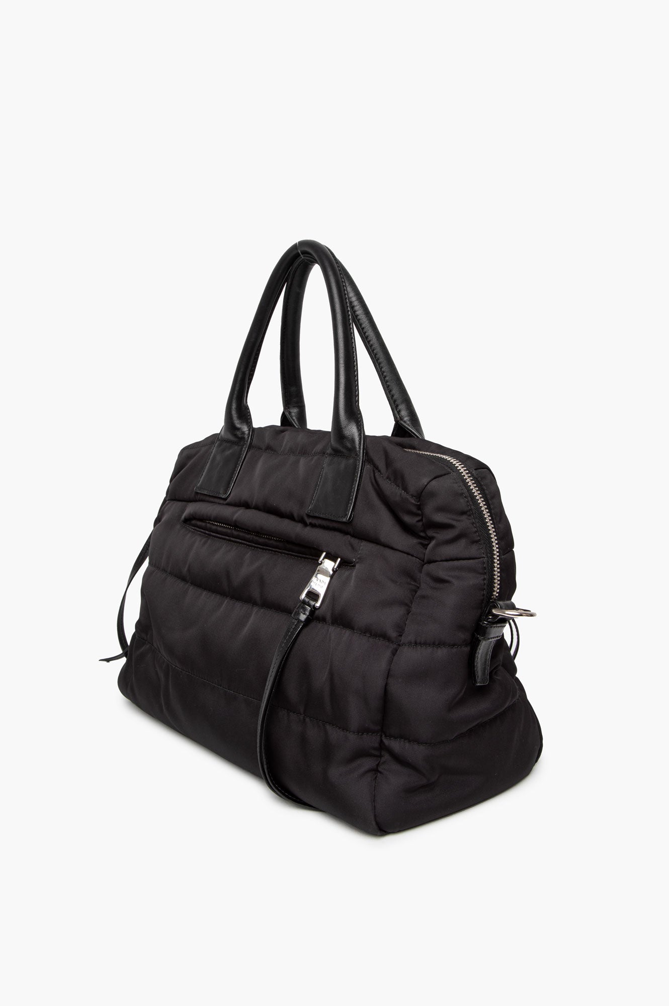 Prada Black Nylon Tote Bag