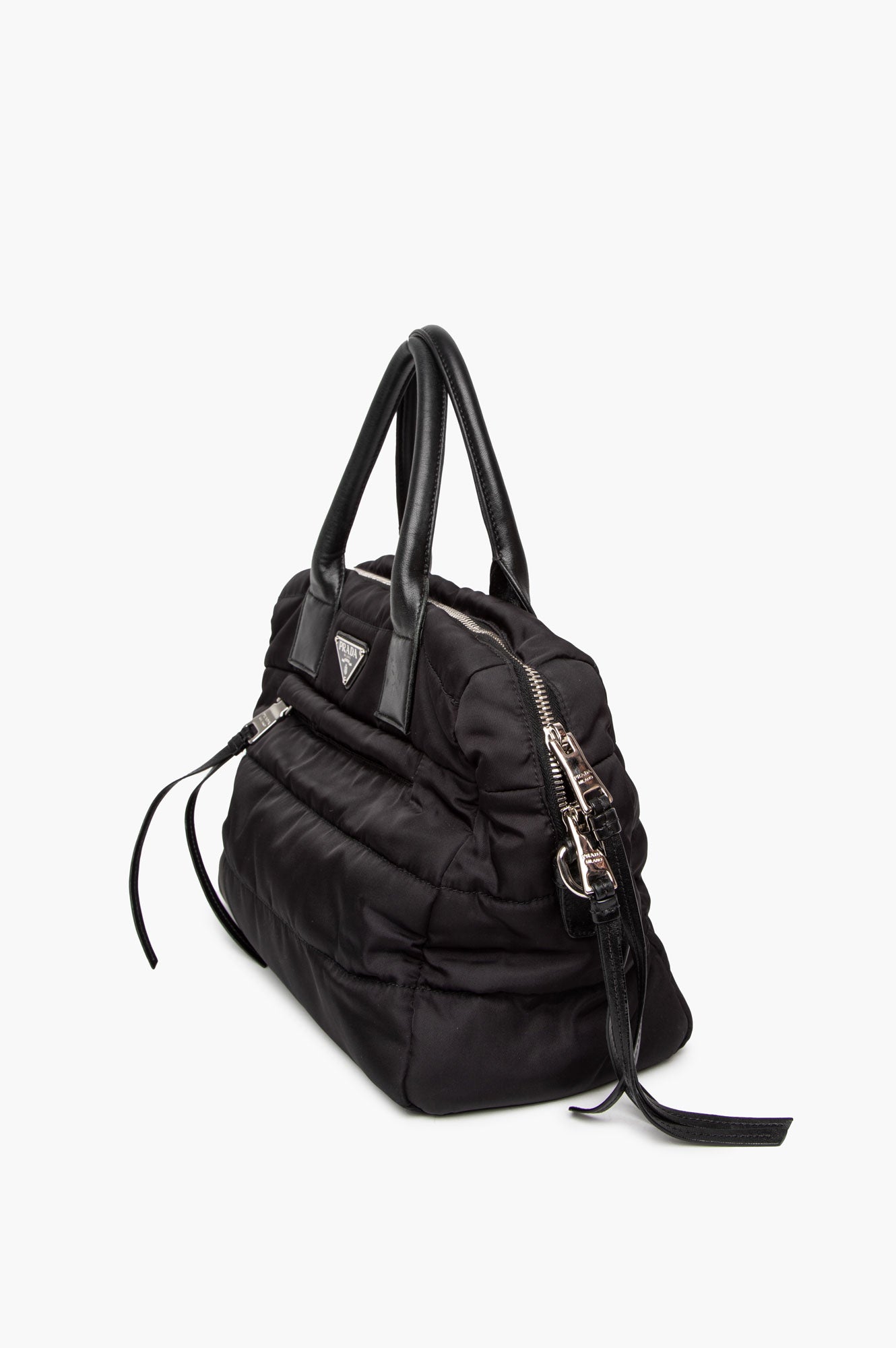 Prada Black Nylon Tote Bag