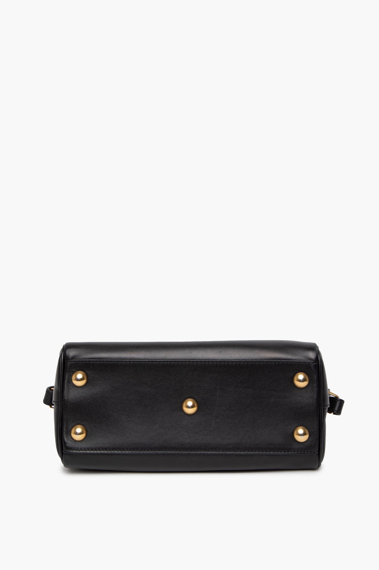 Saint Laurent Black Saffiano Crossbody Bag