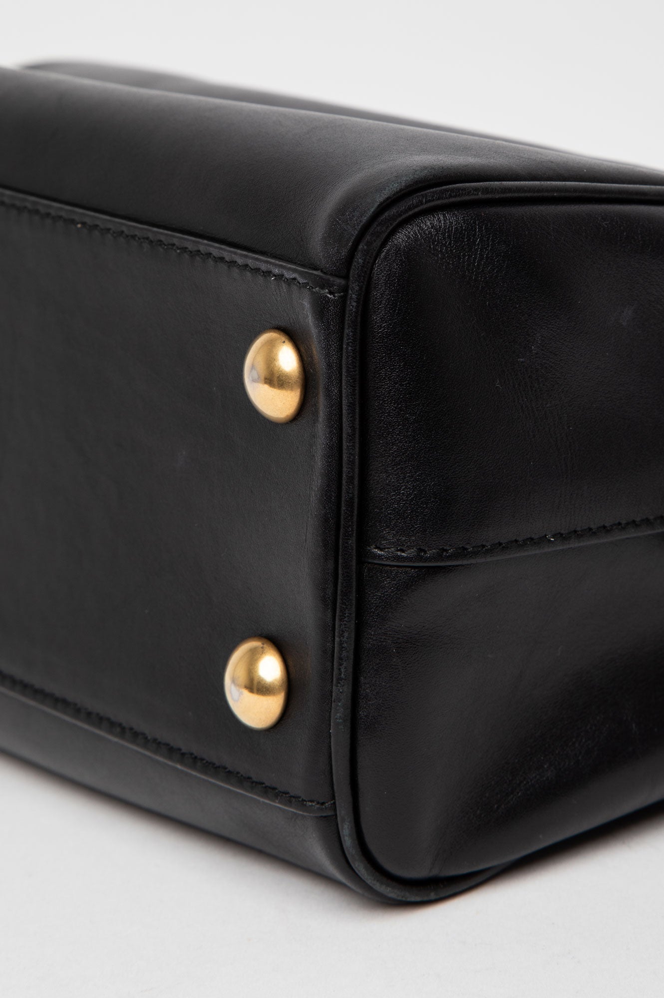 Saint Laurent Black Saffiano Crossbody Bag