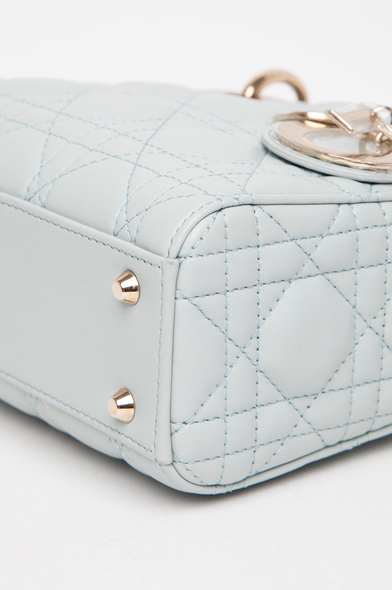 Christian Dior Blue Mini Lady Dior