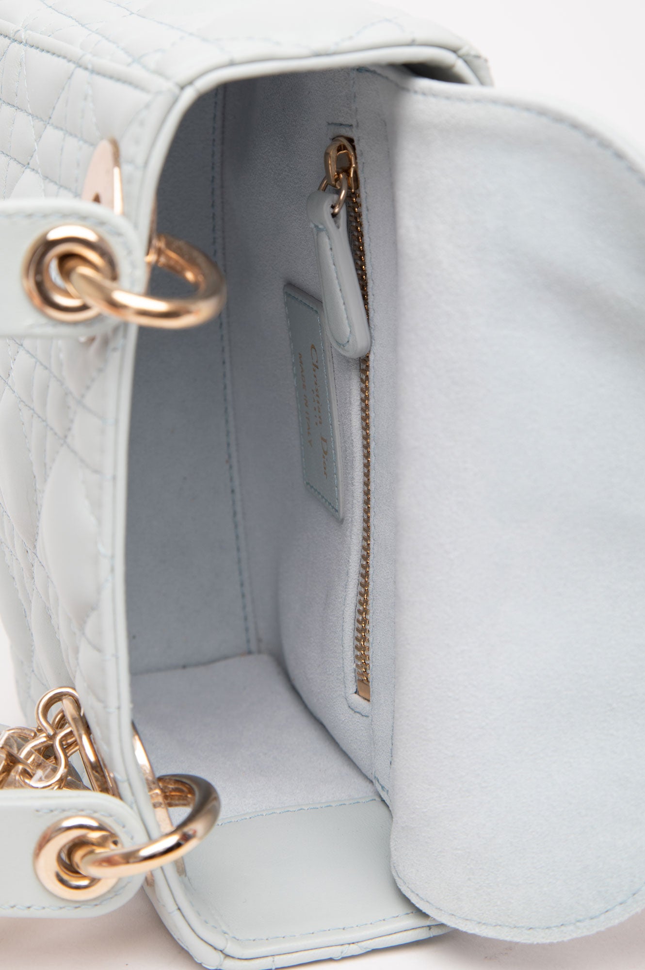 Christian Dior Blue Mini Lady Dior