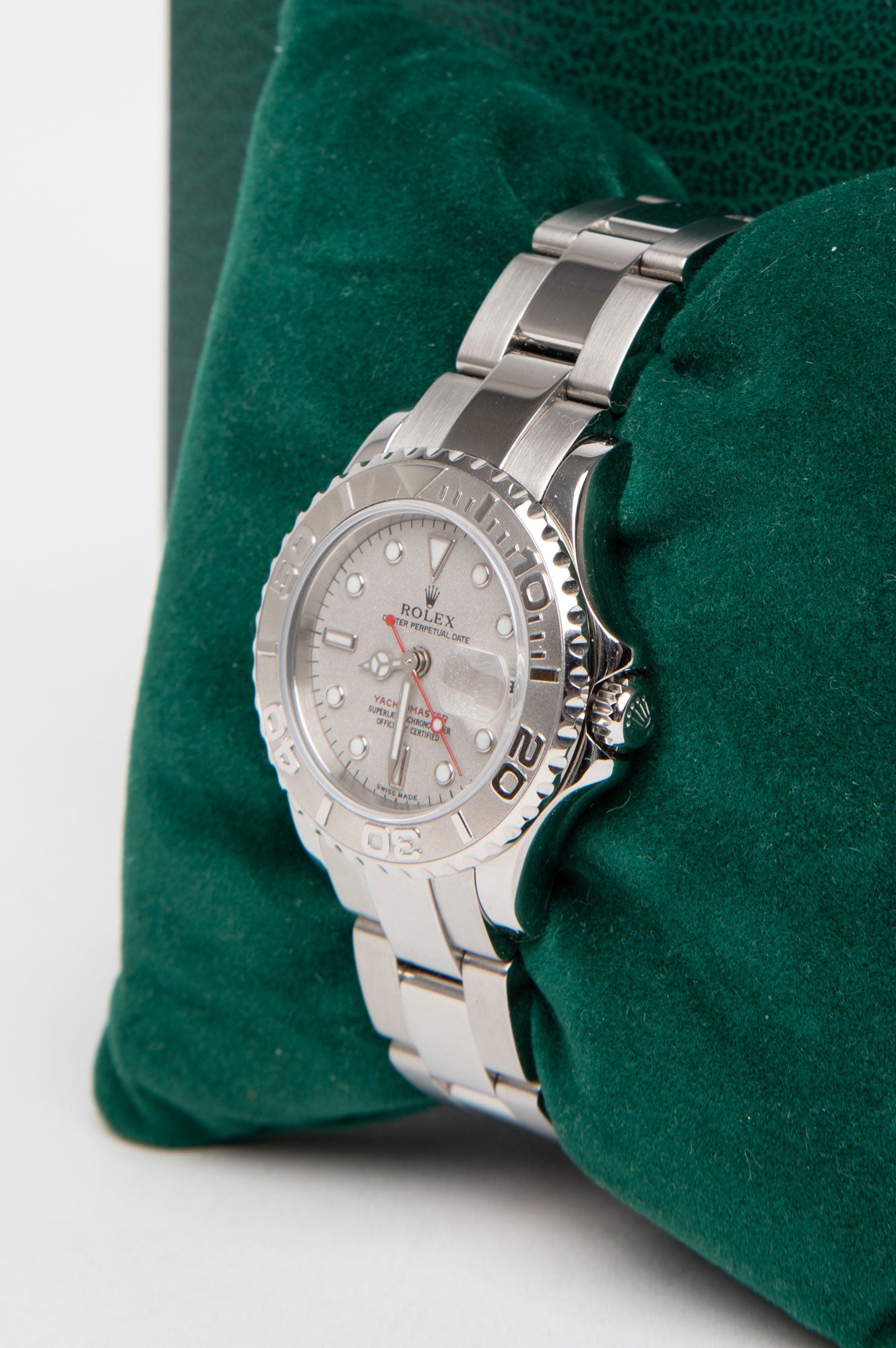 Rolex Yacht Master 29mm Lady Stainless Steel Watch Platinum