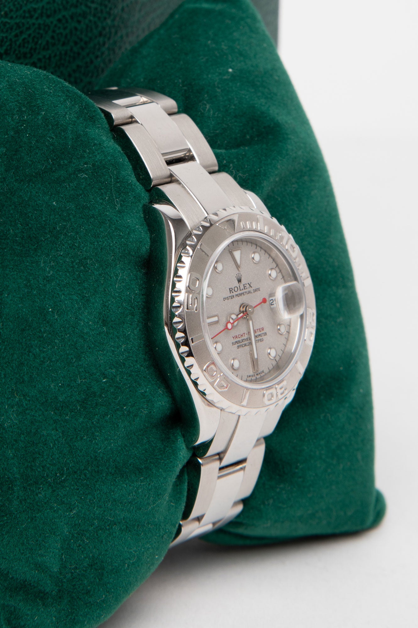 Rolex Yacht Master 29mm Lady Stainless Steel Watch Platinum