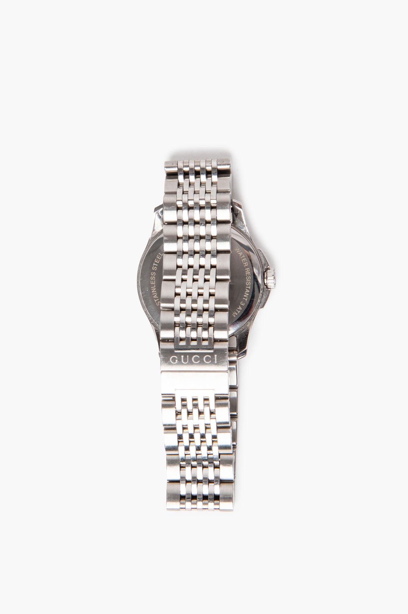 Gucci G Timeless Black Dial Silver Steel Classic Watch