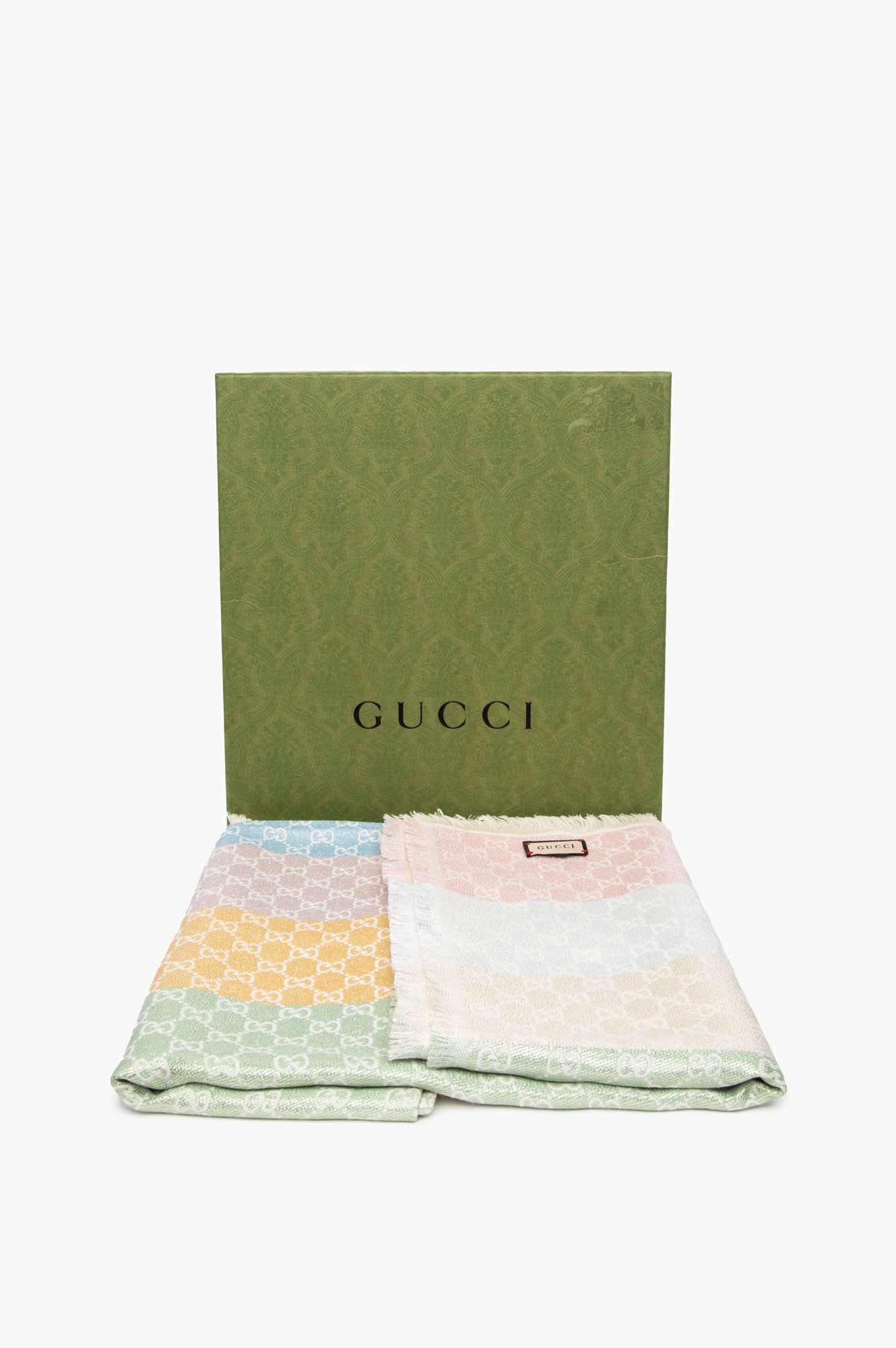 Gucci Pastel GG Jacquard Multicolor Shawl