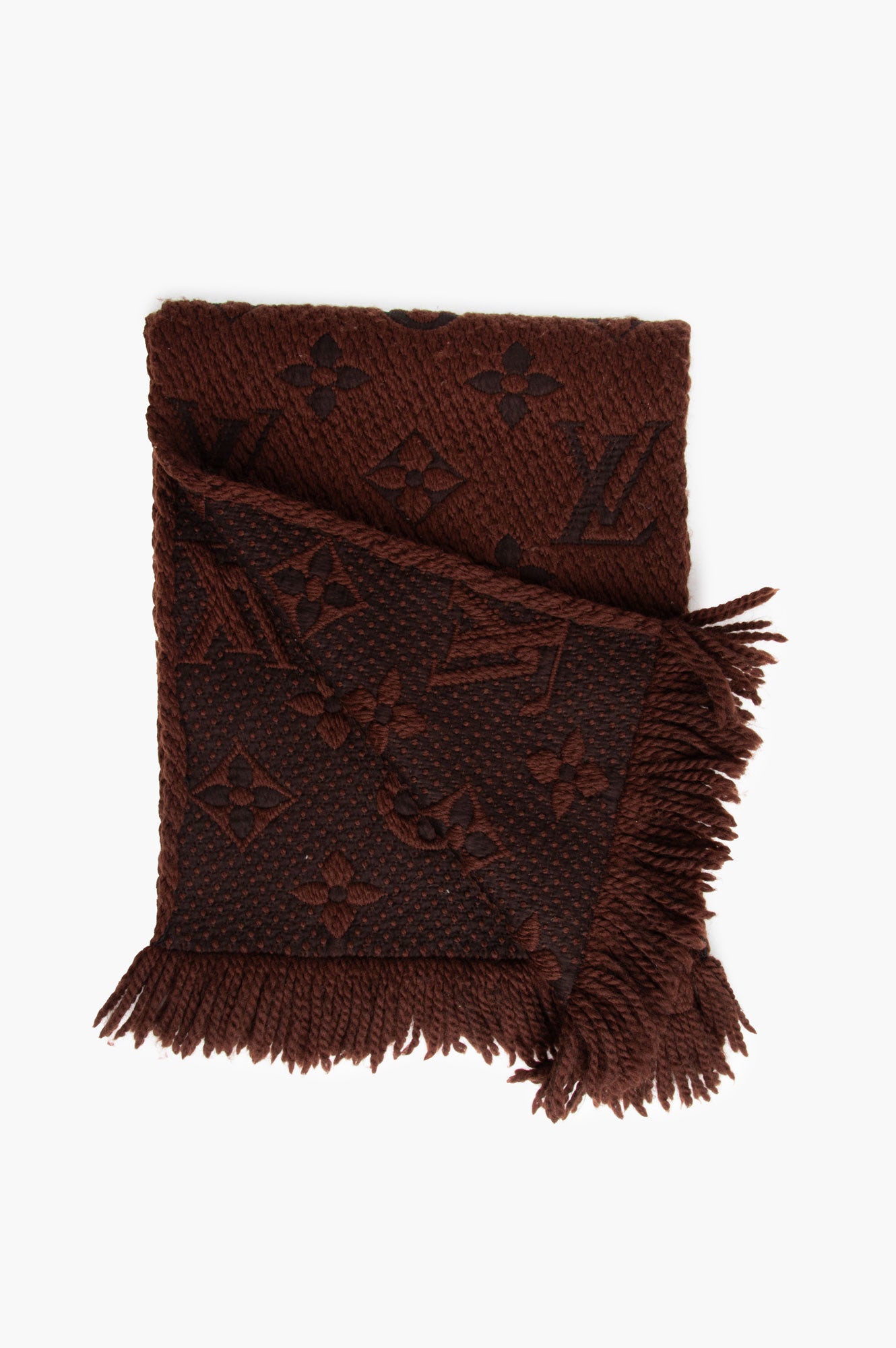 Louis Vuitton Brown Logomania Scarf