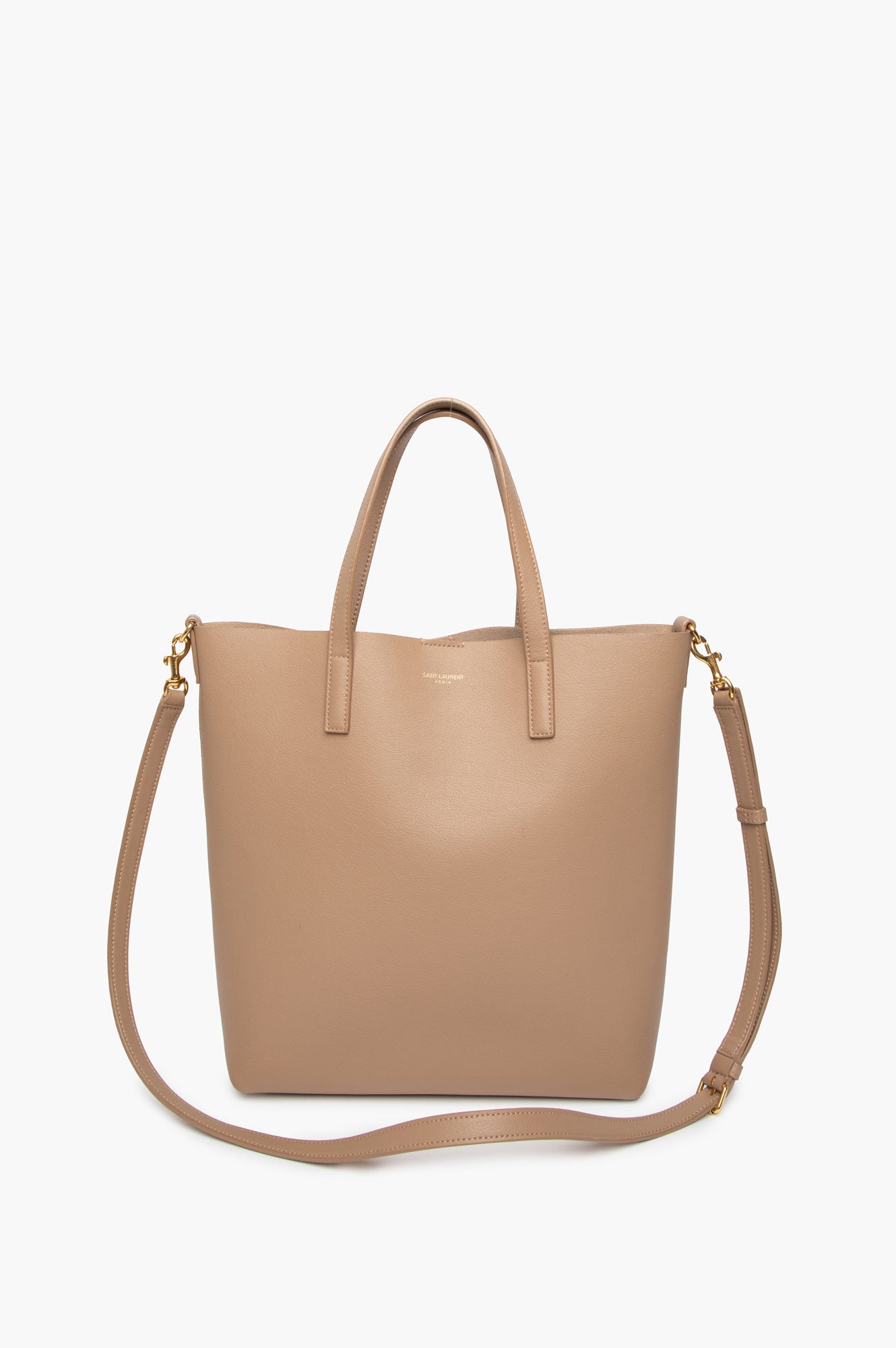 Saint Laurent Beige Toy Leather Tote