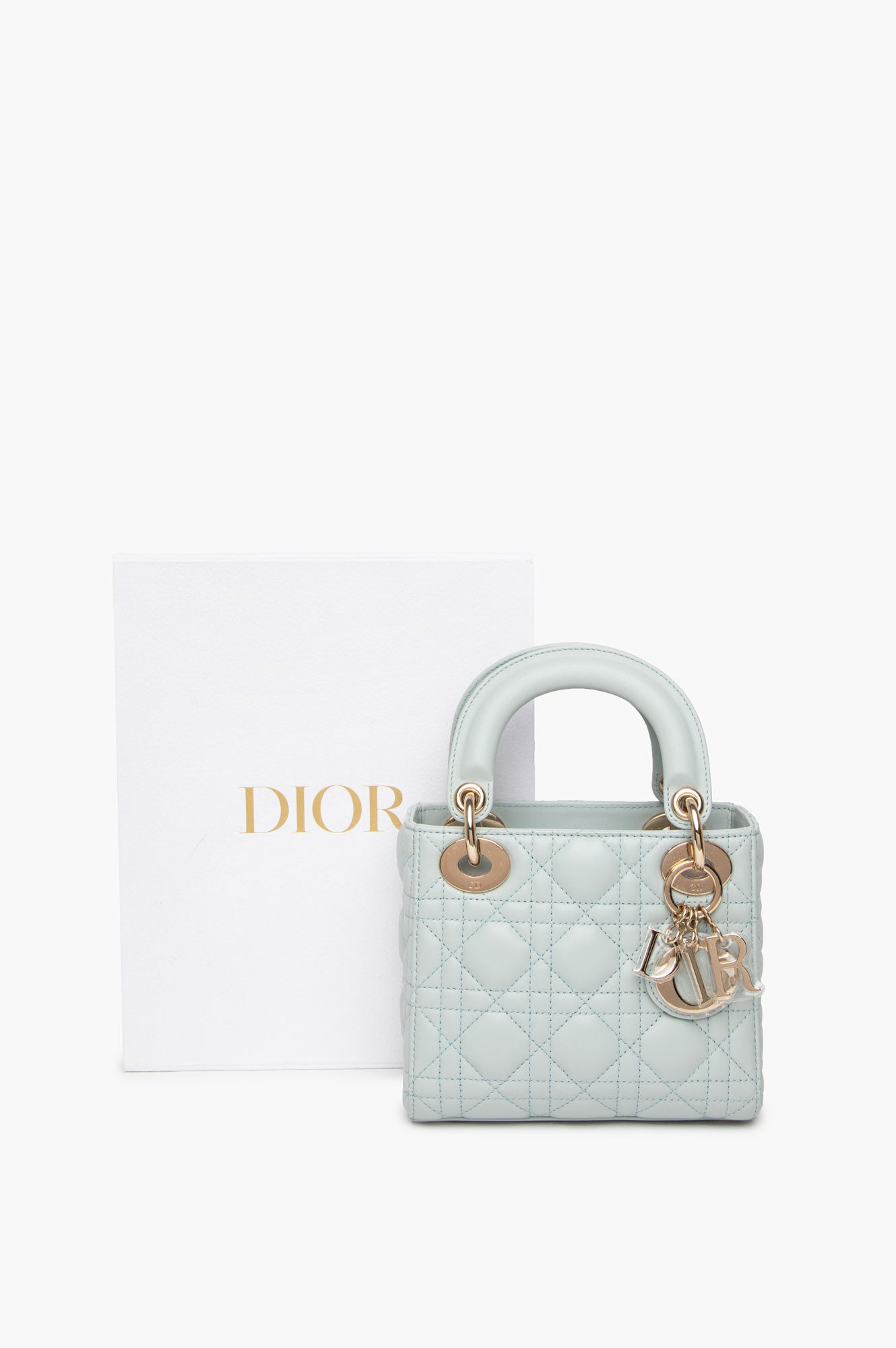 Christian Dior Blue Mini Lady Dior