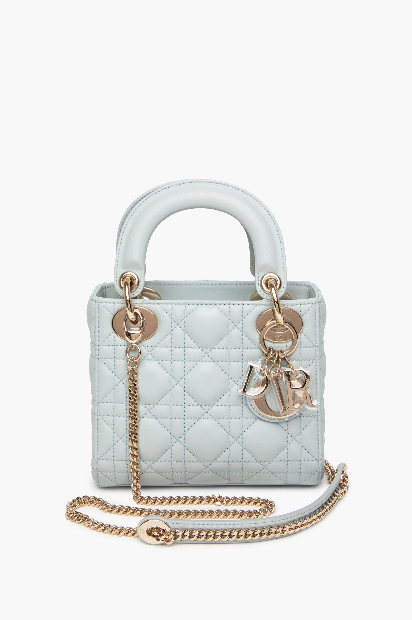 Christian Dior Blue Mini Lady Dior