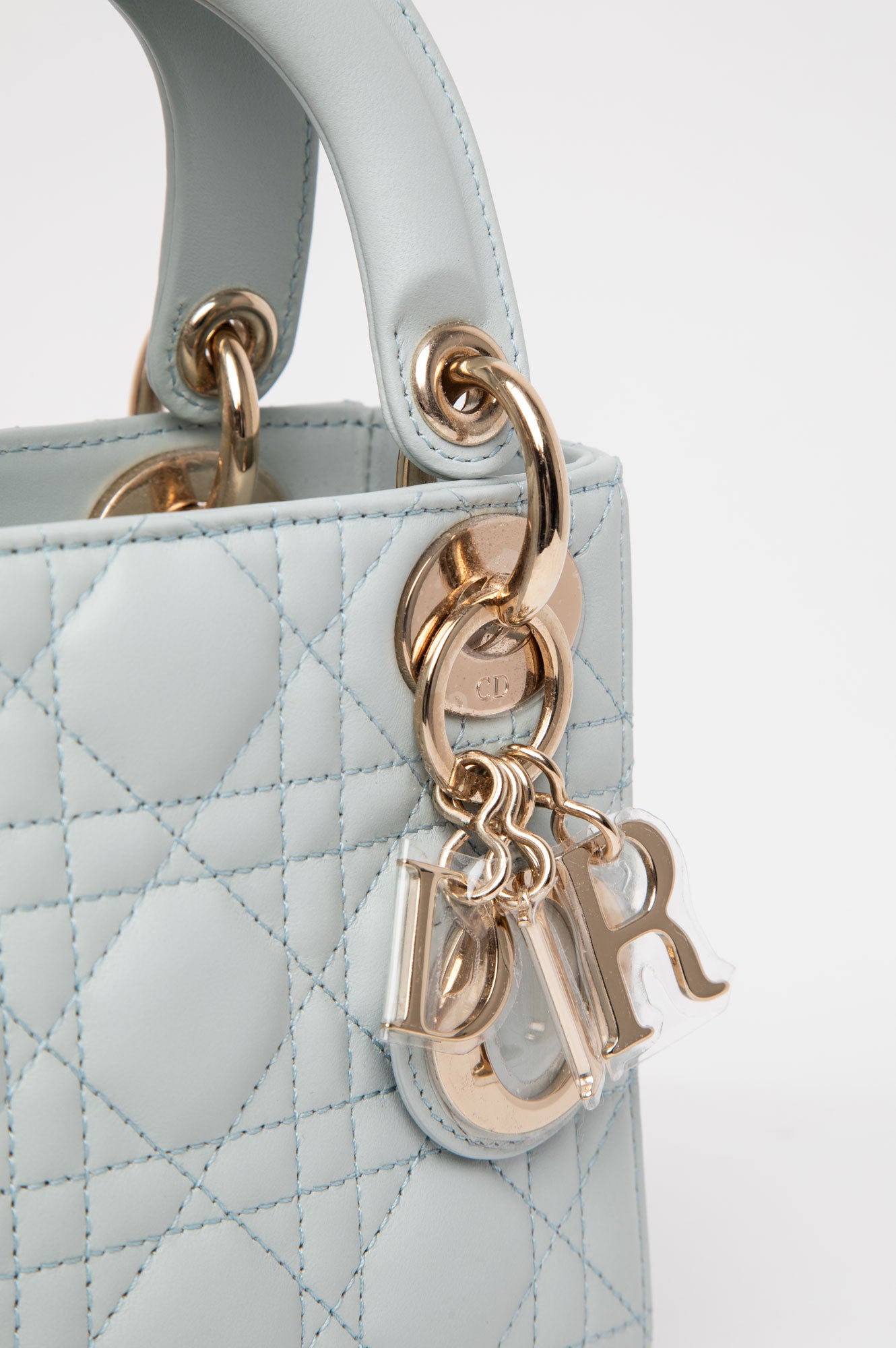 Christian Dior Blue Mini Lady Dior