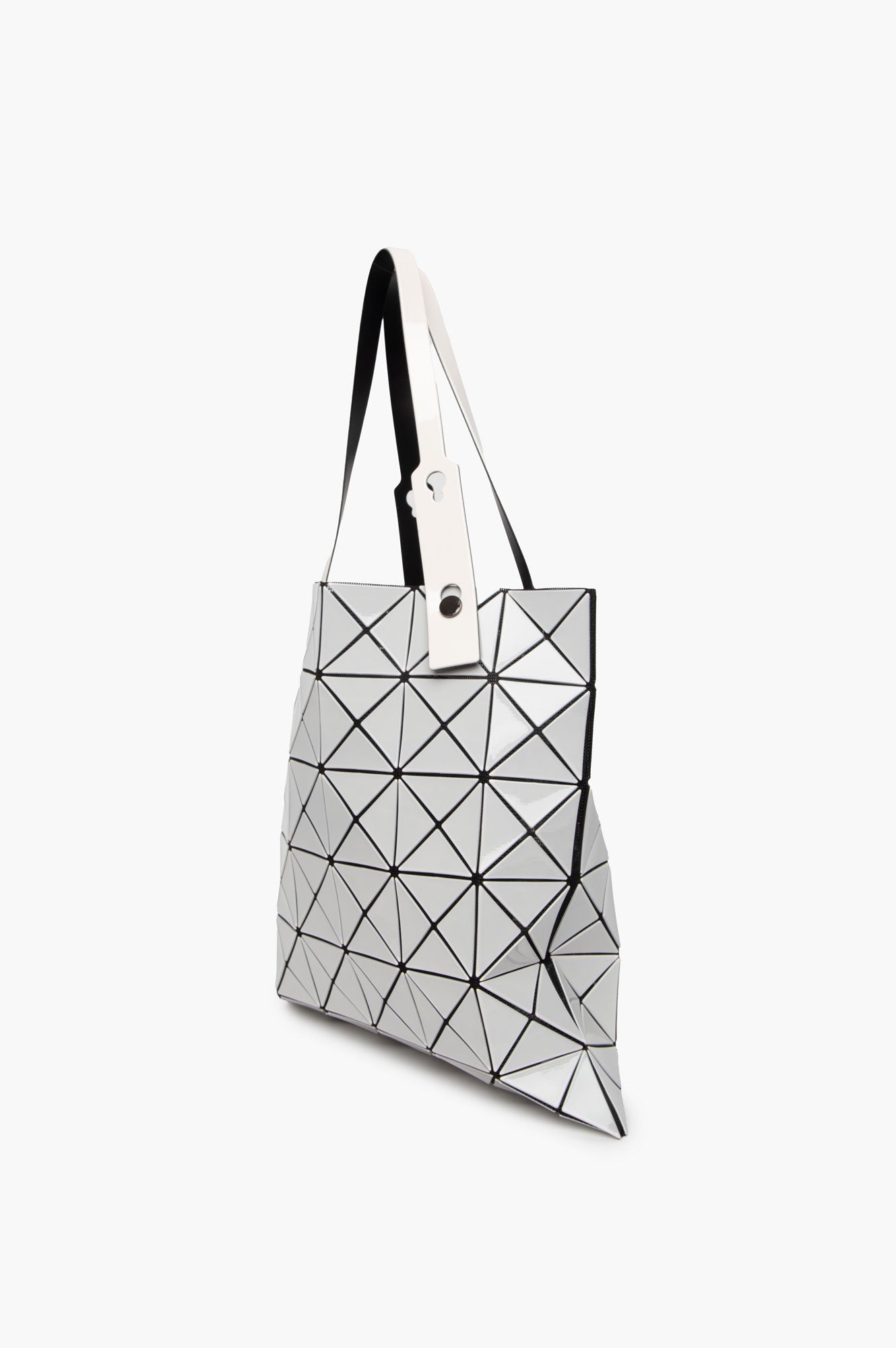 Bao Bao Issey Miyake Light Silver Lucent tote