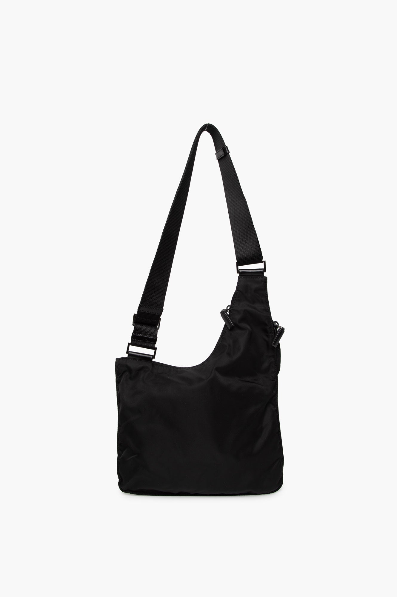 Prada Black Tessuto Sling Messenger Bag