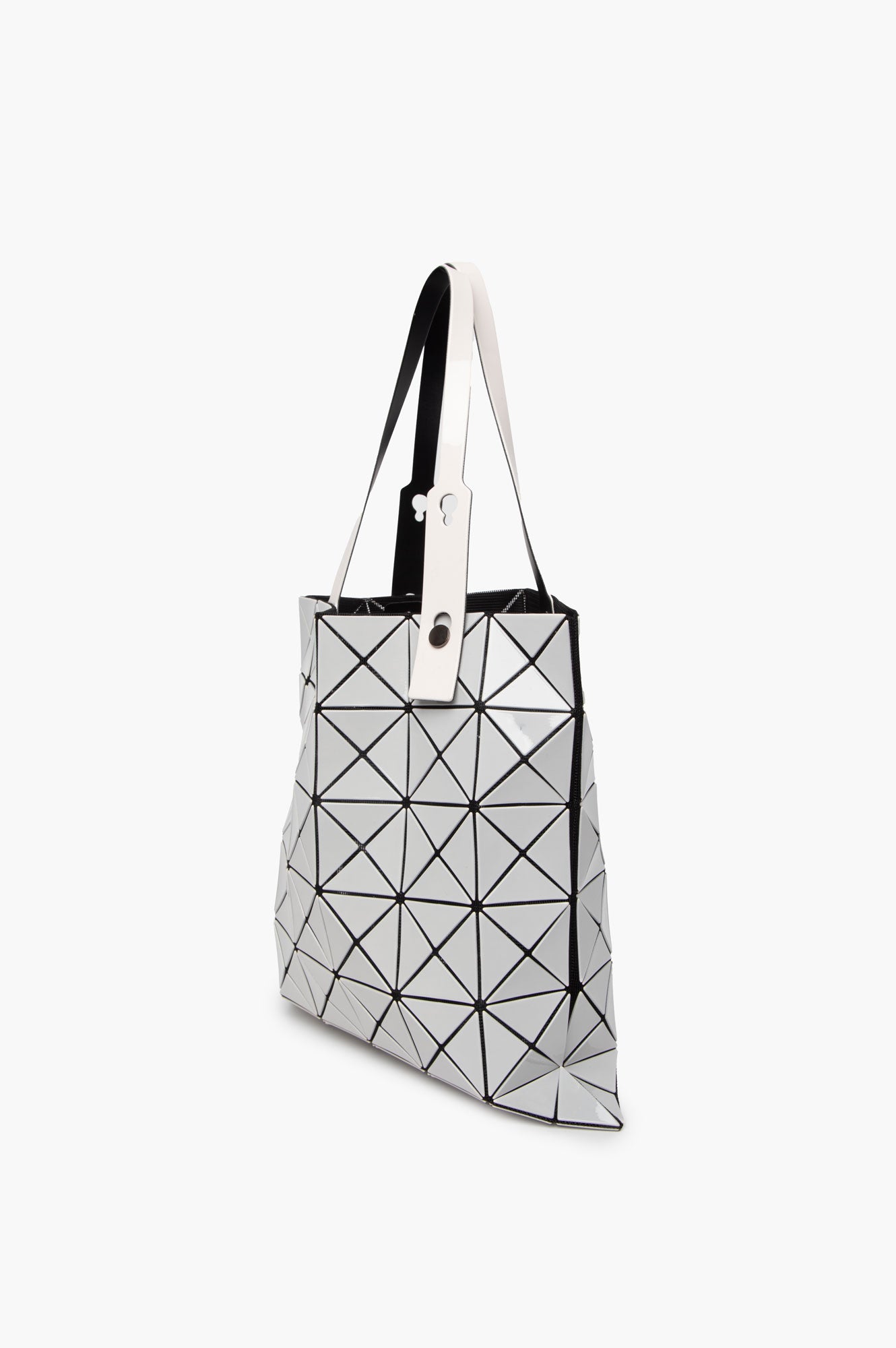 Bao Bao Issey Miyake Light Silver Lucent tote
