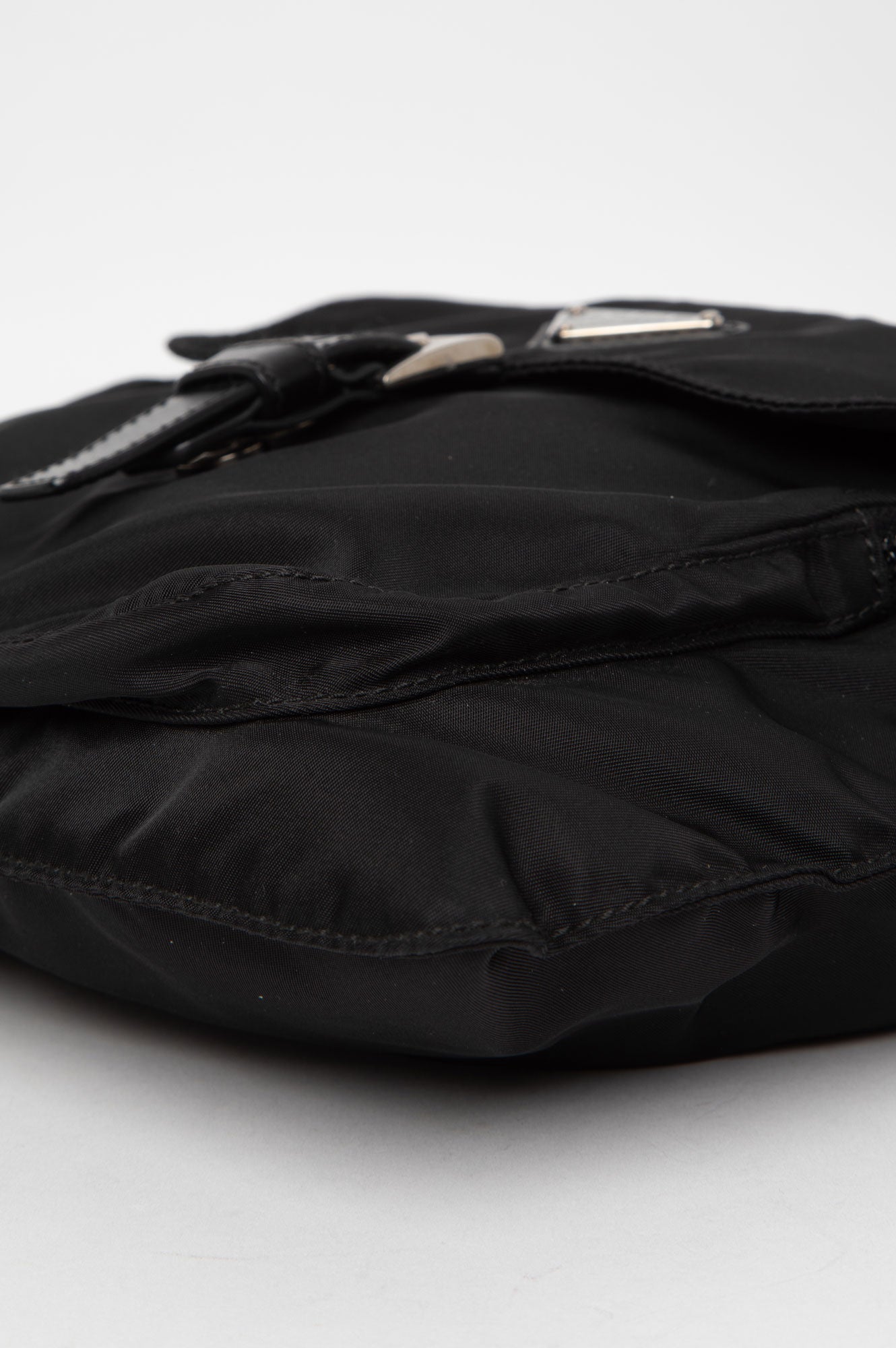 Prada Black Tessuto Sling Messenger Bag