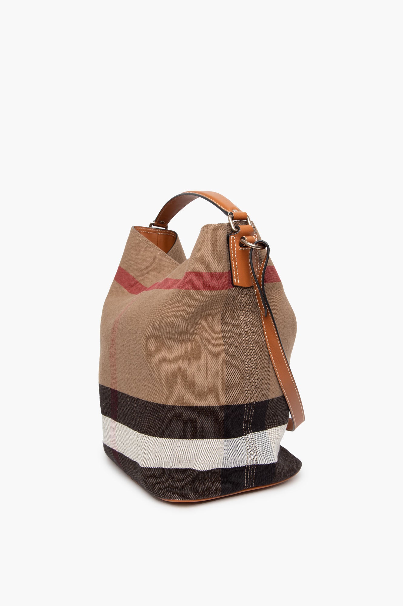 Burberry Nova Check Ashby Bucket Bag
