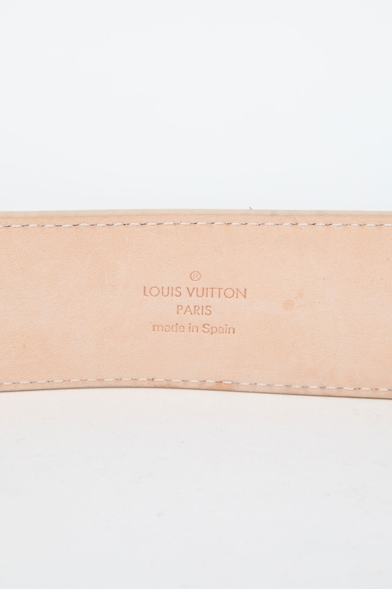 Louis Vuitton Damier Azur Belt Size 80