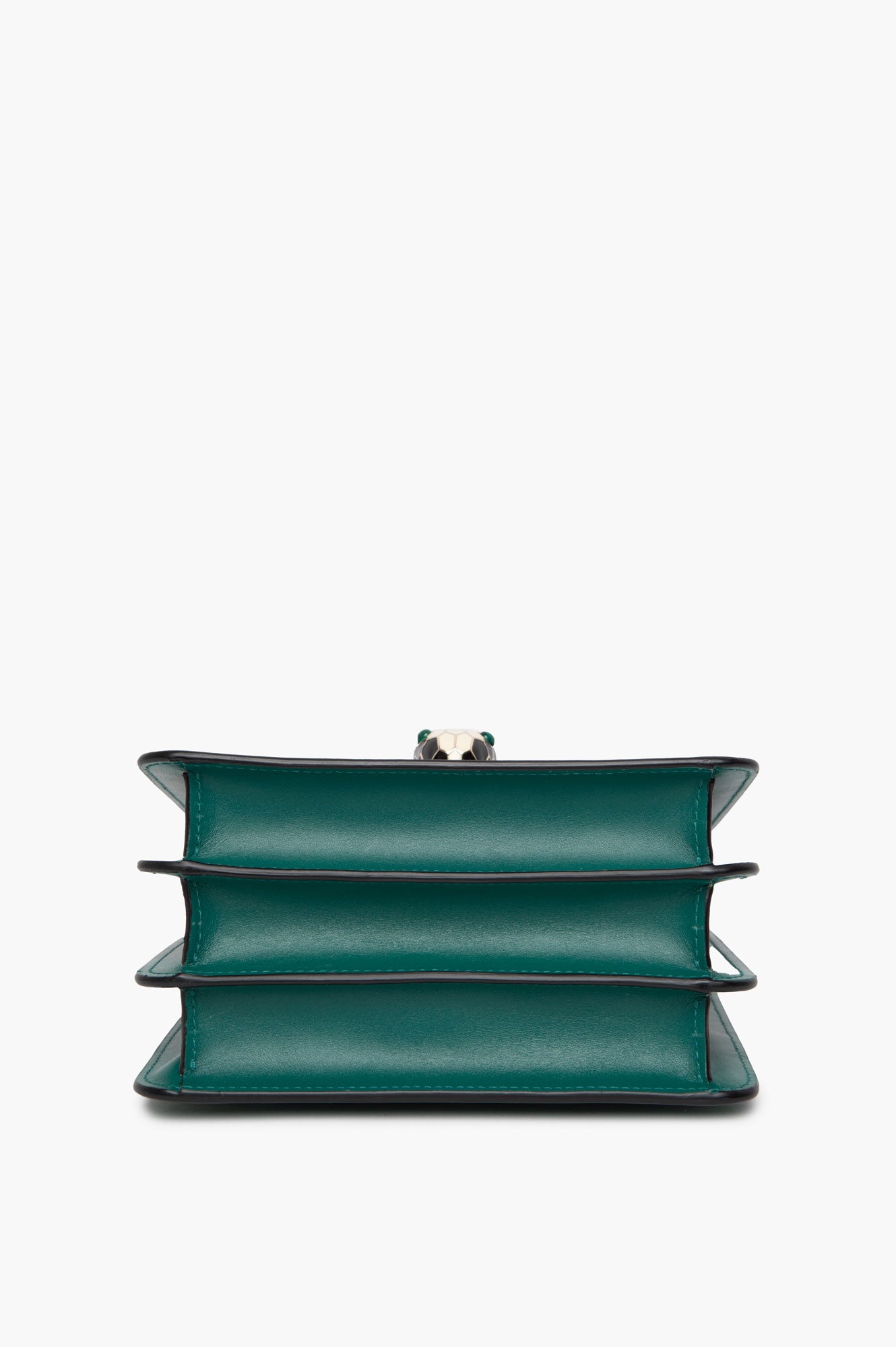 Bvlgari Serpenti Green Forever Emerald Small Top Handle Bag