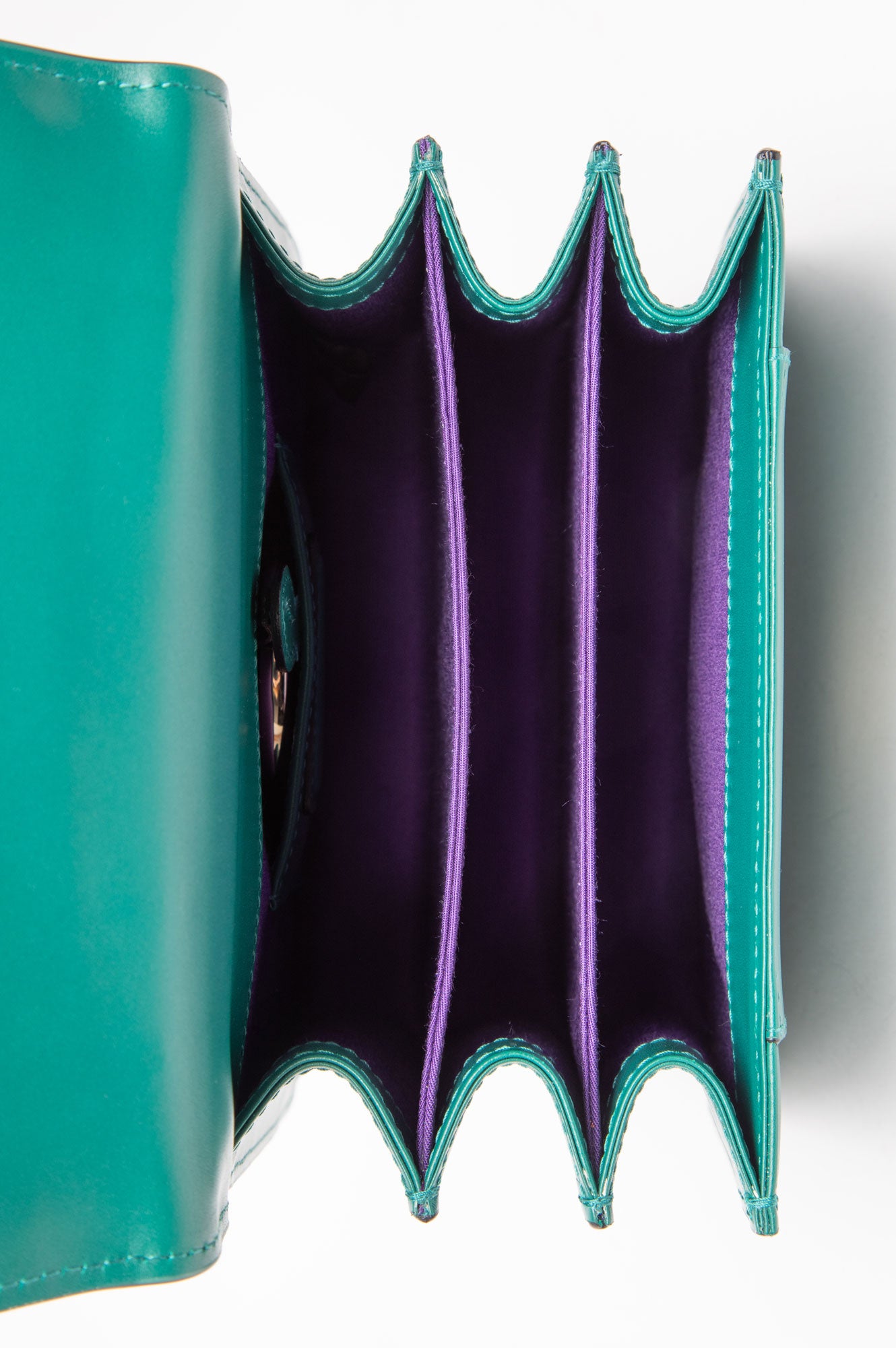 Bvlgari Serpenti Green Forever Emerald Small Top Handle Bag